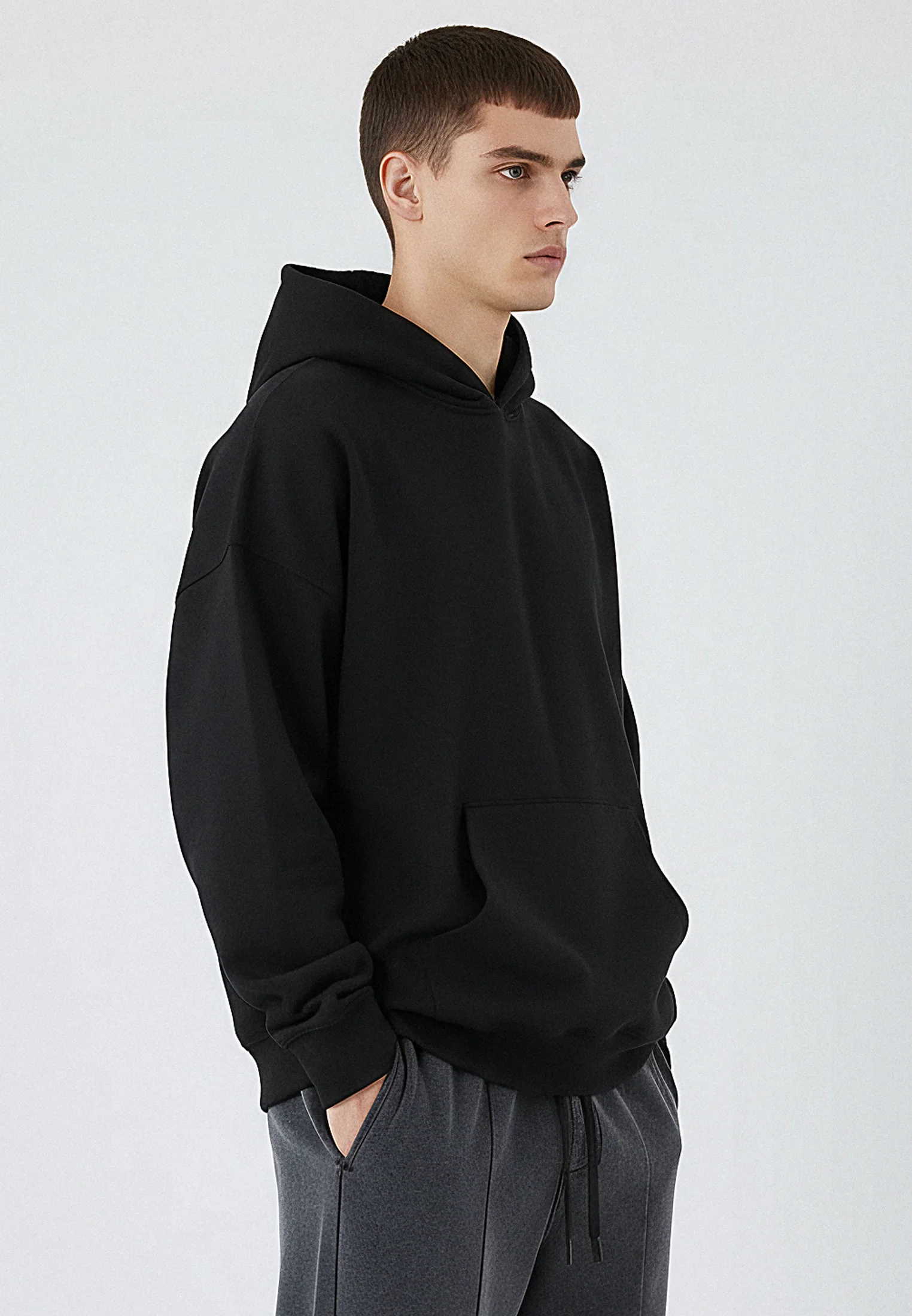 RELIGION UK RELAXED HOODIE BLACK - Image 4