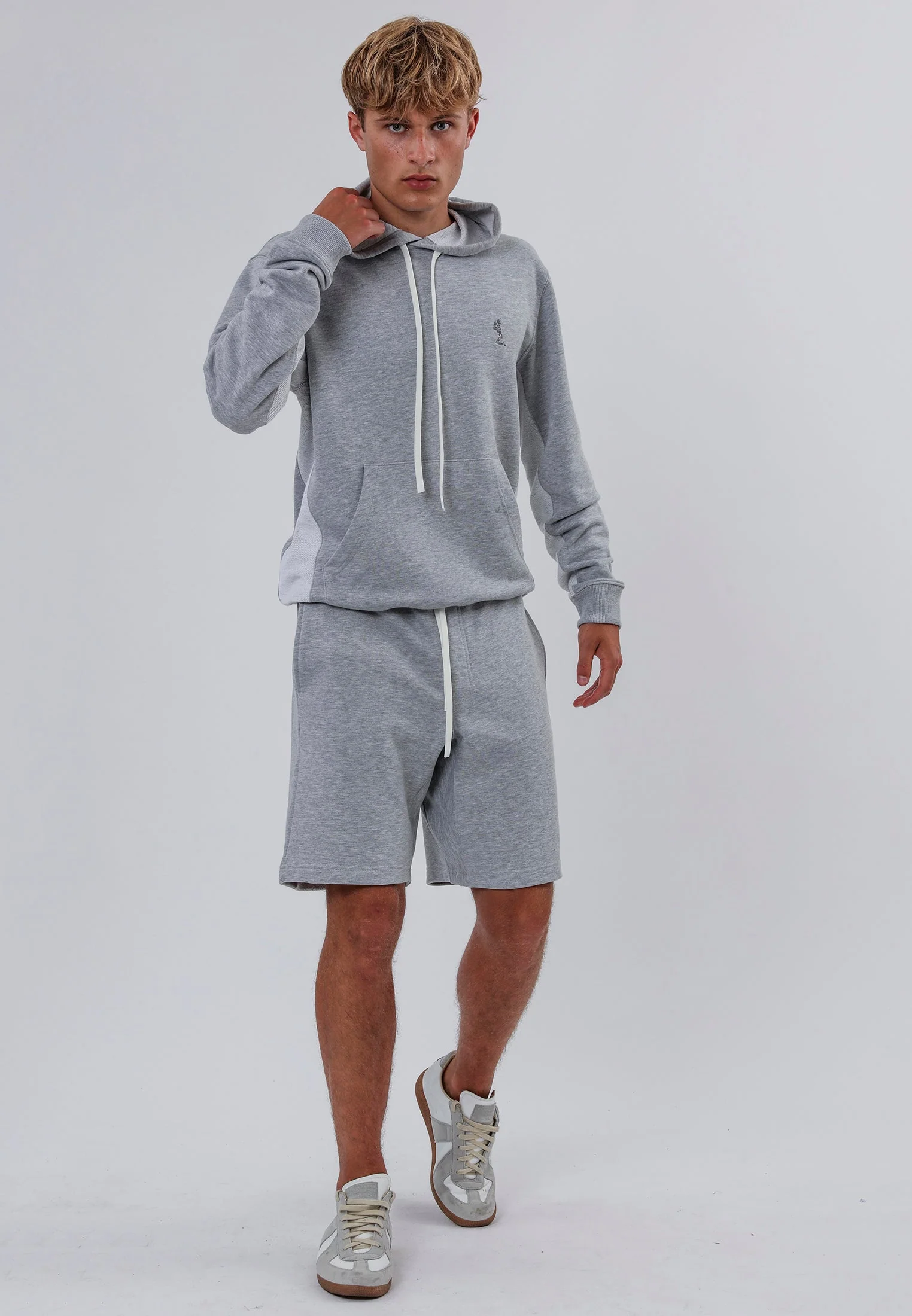 REVERSE SHORTS GREY MARL - Image 4