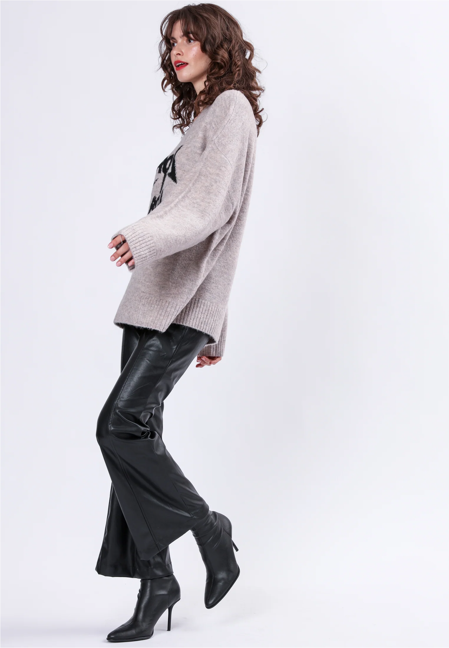 REVOLUTION JUMPER ASHES OF ROSES & BLACK - Image 5