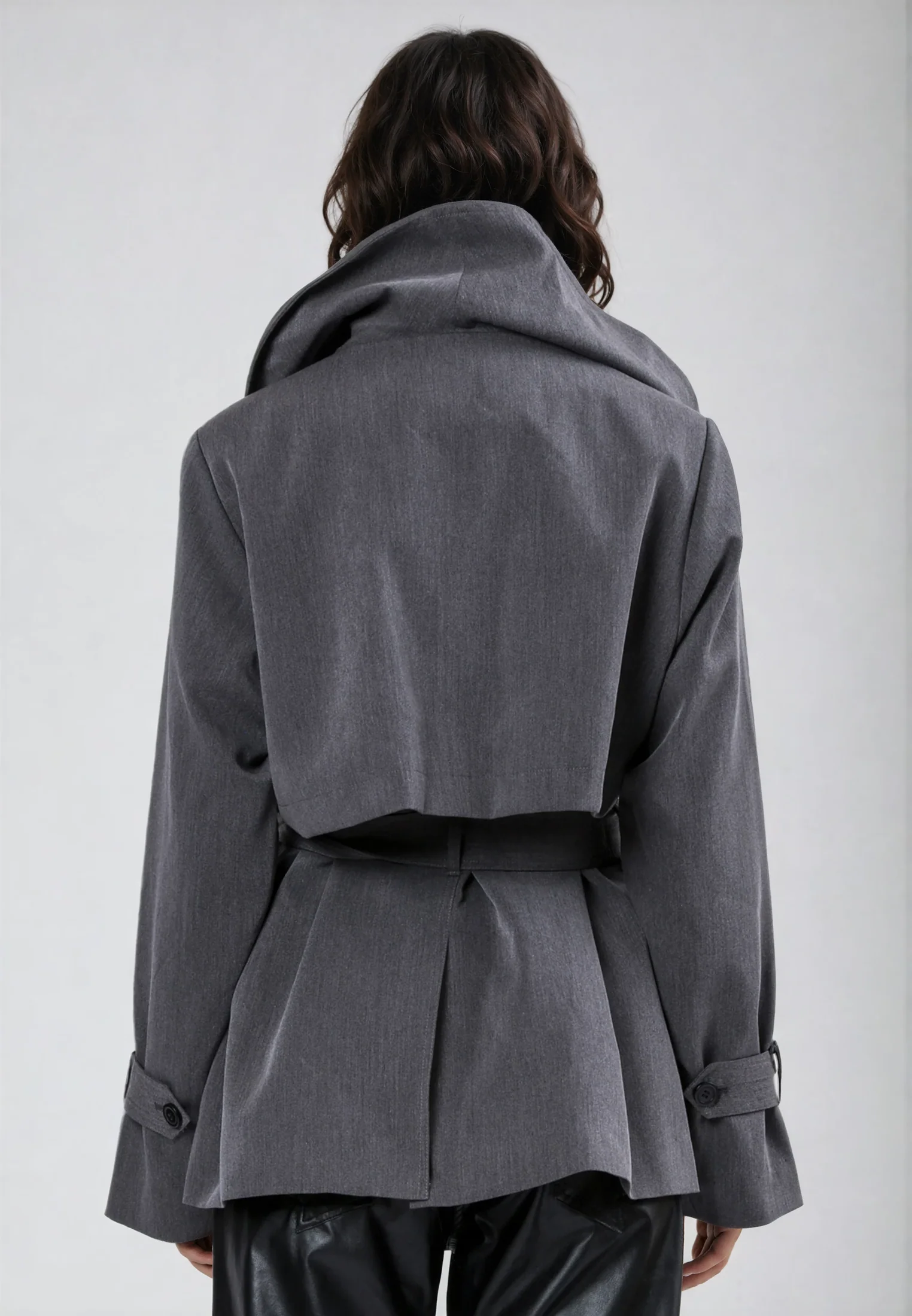 RHODIUM TRENCHCOAT CHARCOAL - Image 3