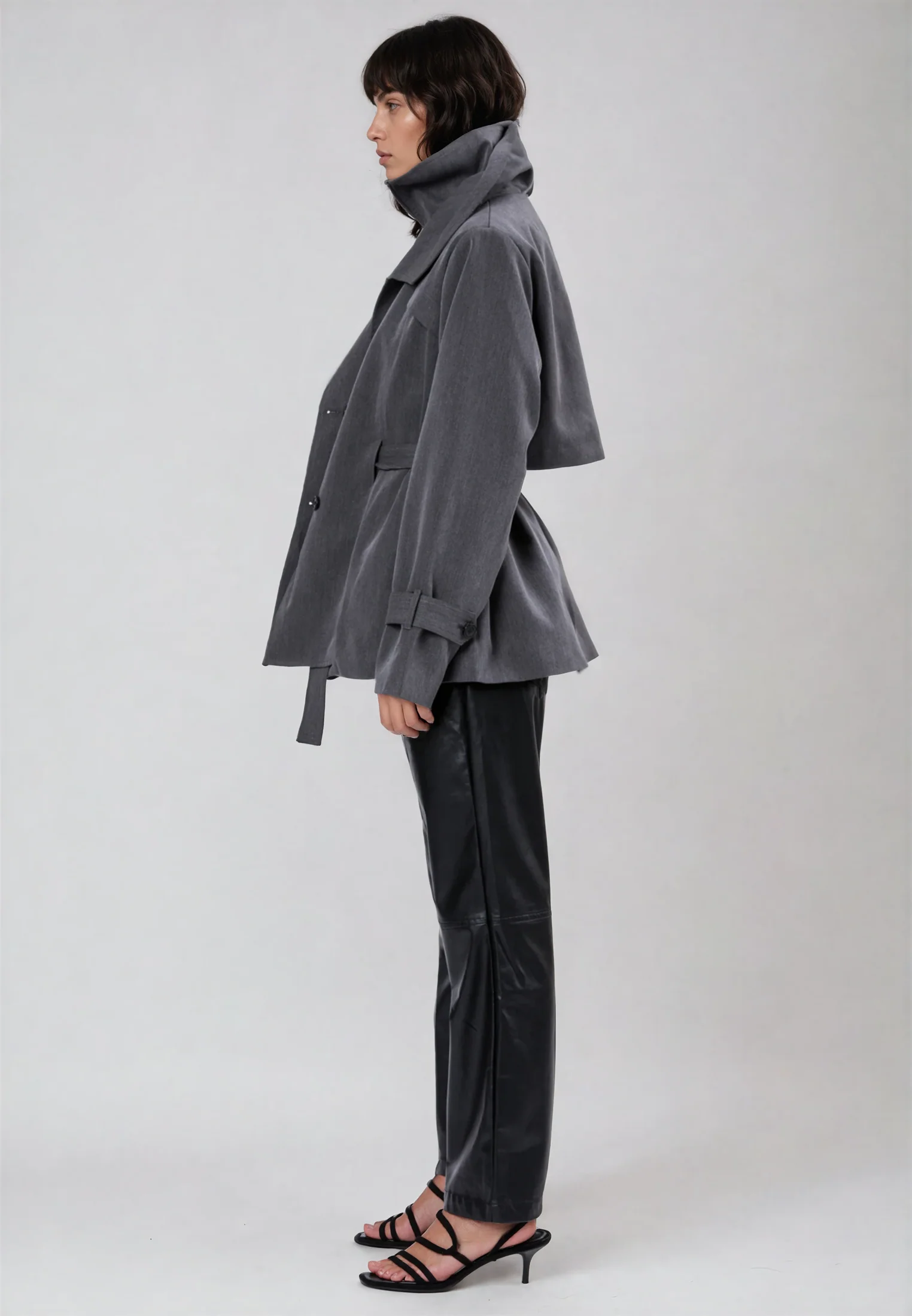RHODIUM TRENCHCOAT CHARCOAL - Image 4