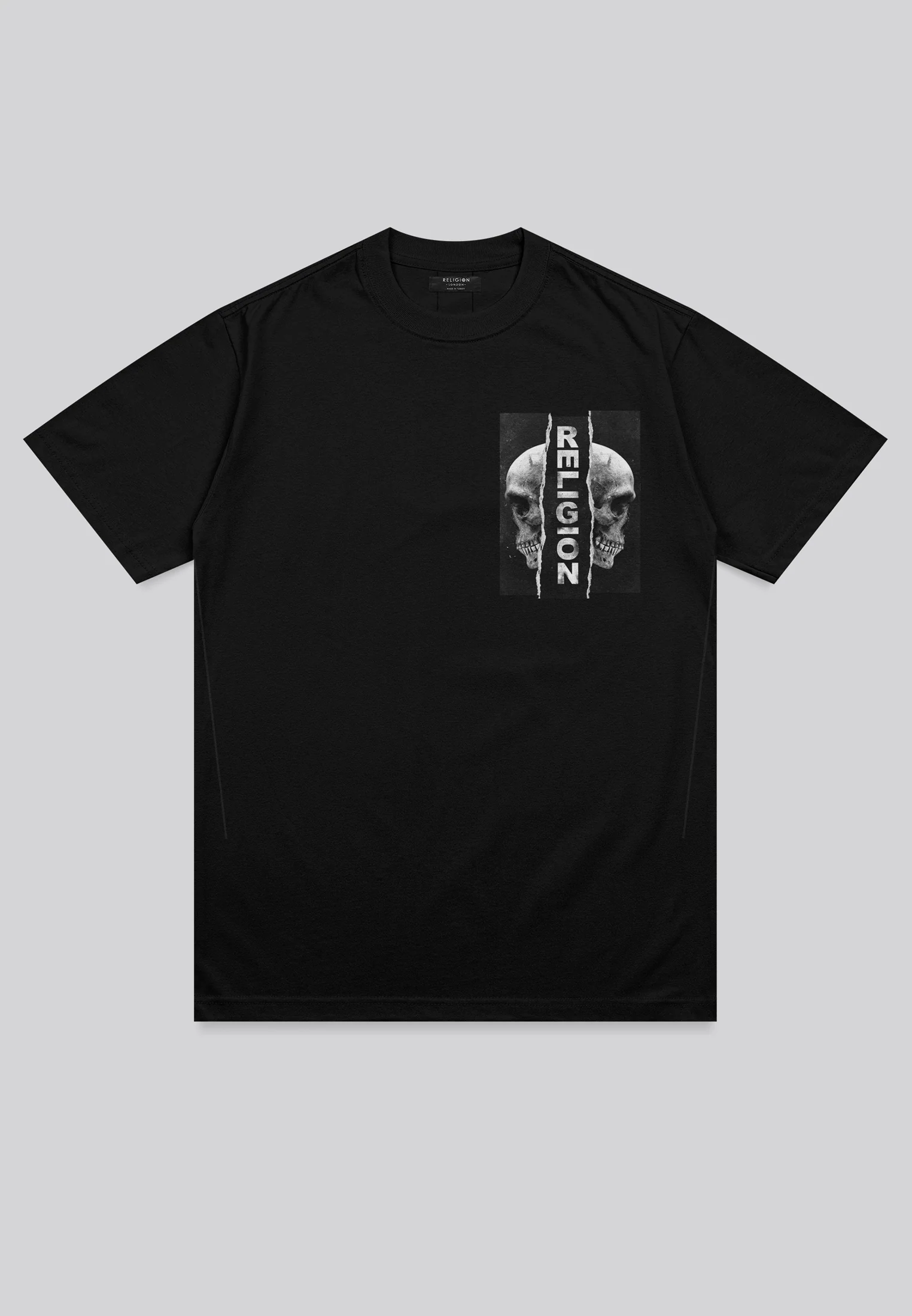 RIPPED T-SHIRT BLACK - Image 2