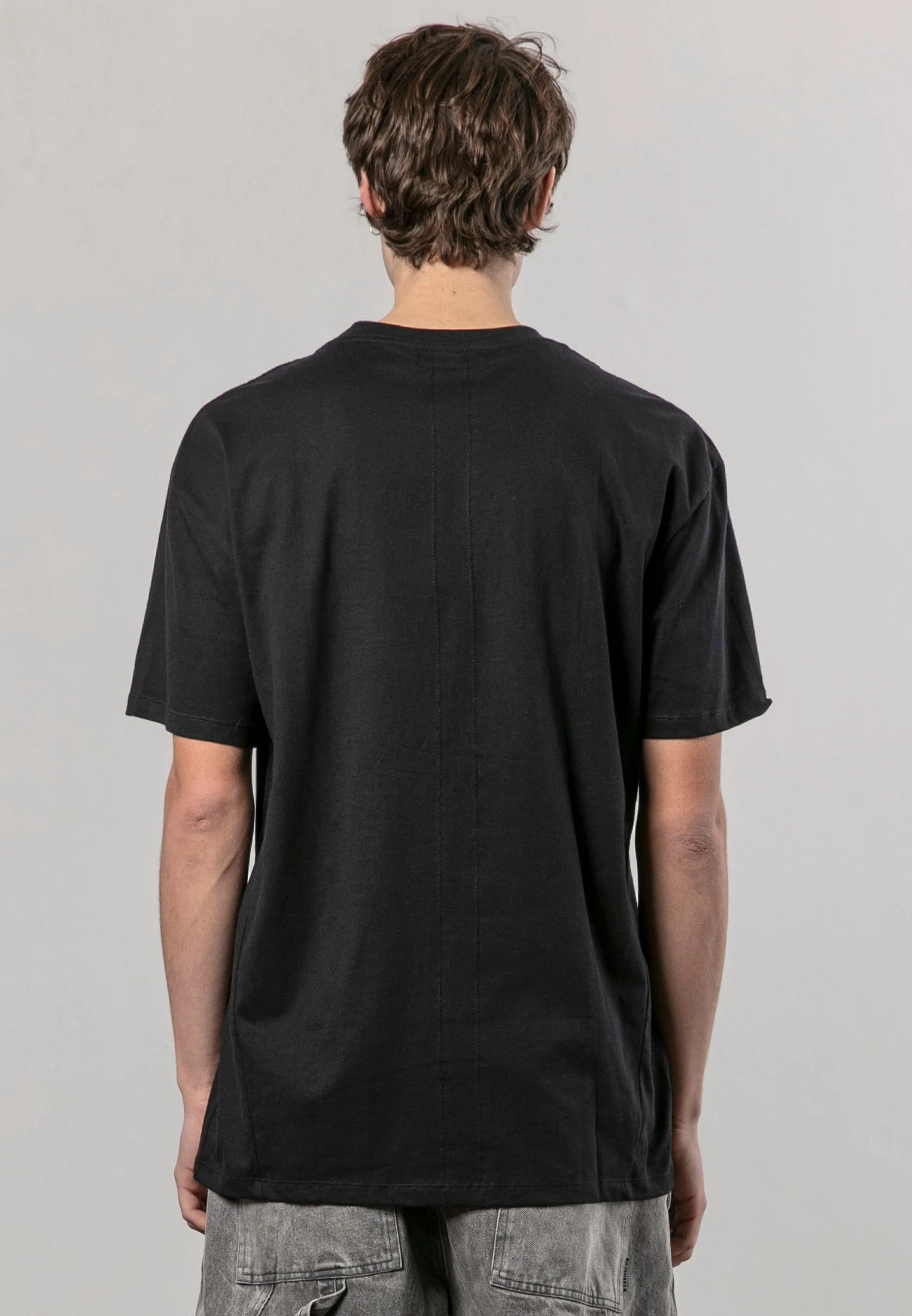 RIPPED T-SHIRT BLACK - Image 3