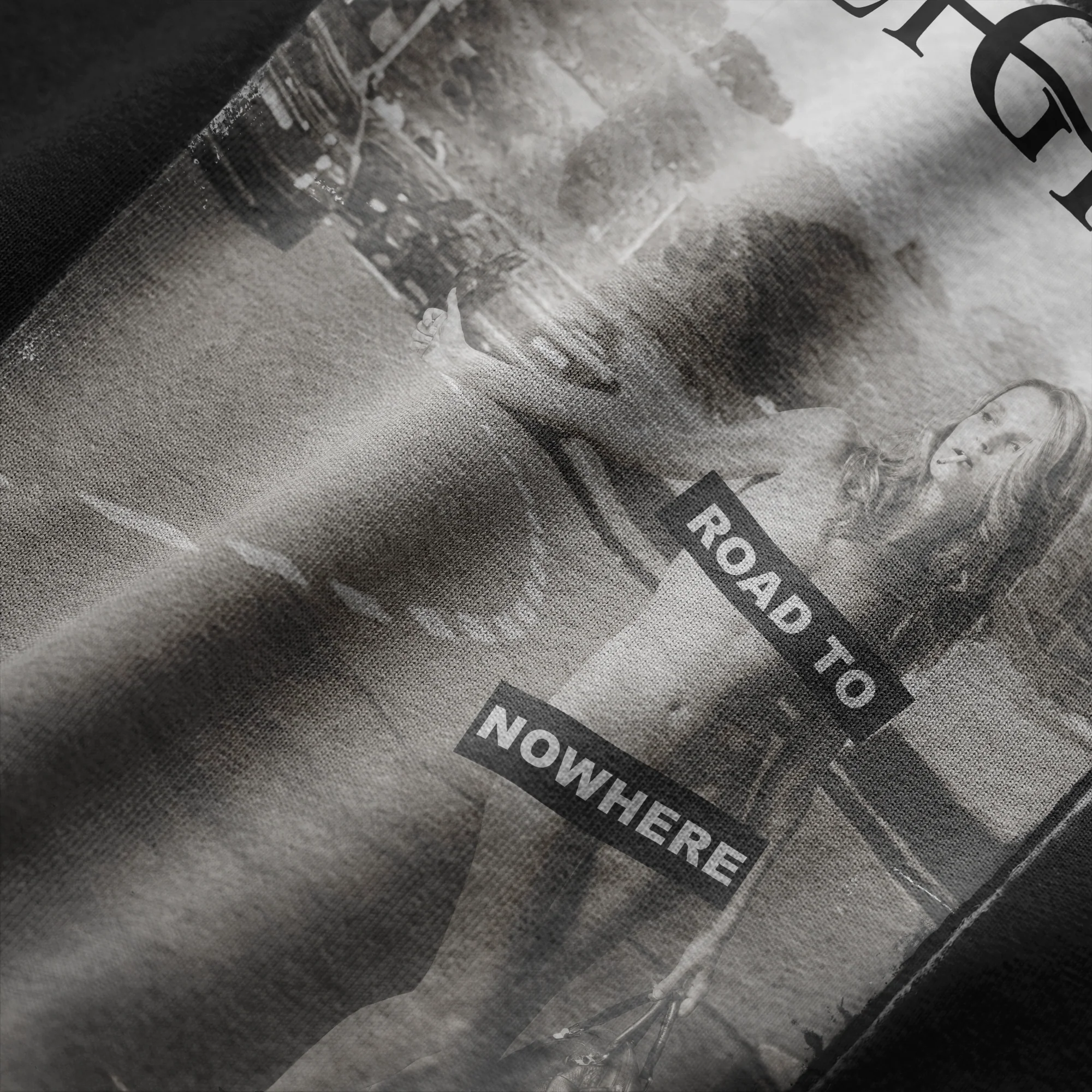 ROAD TO NOWHERE T-SHIRT BLACK - Image 3