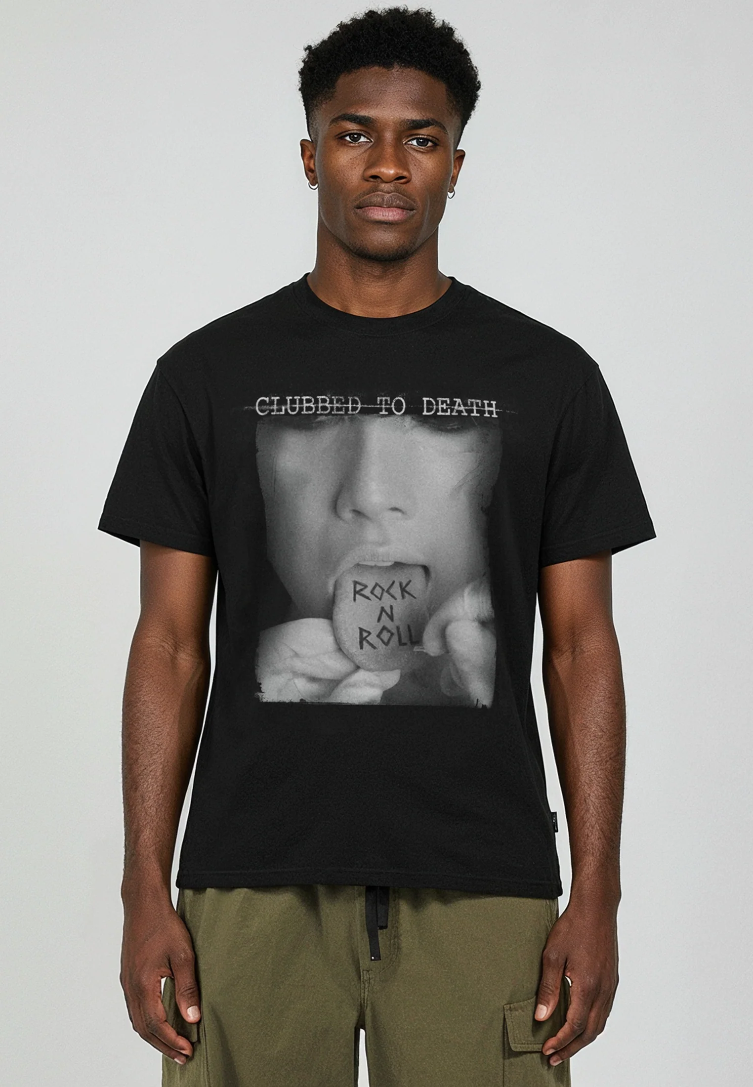 ROCK N ROLL T-SHIRT BLACK - Image 2