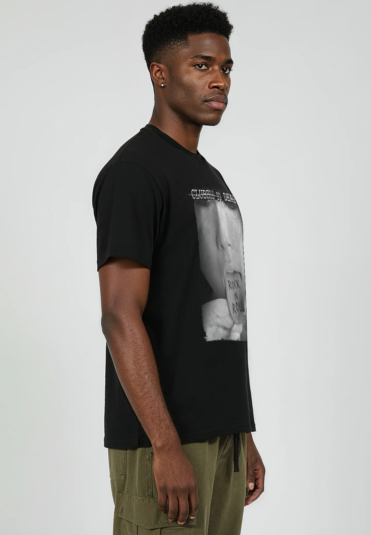 ROCK N ROLL T-SHIRT BLACK - Image 4