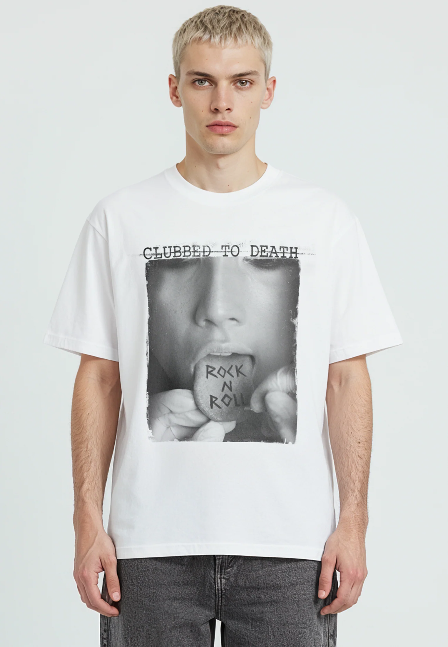 ROCK N ROLL T-SHIRT WHITE - Image 2
