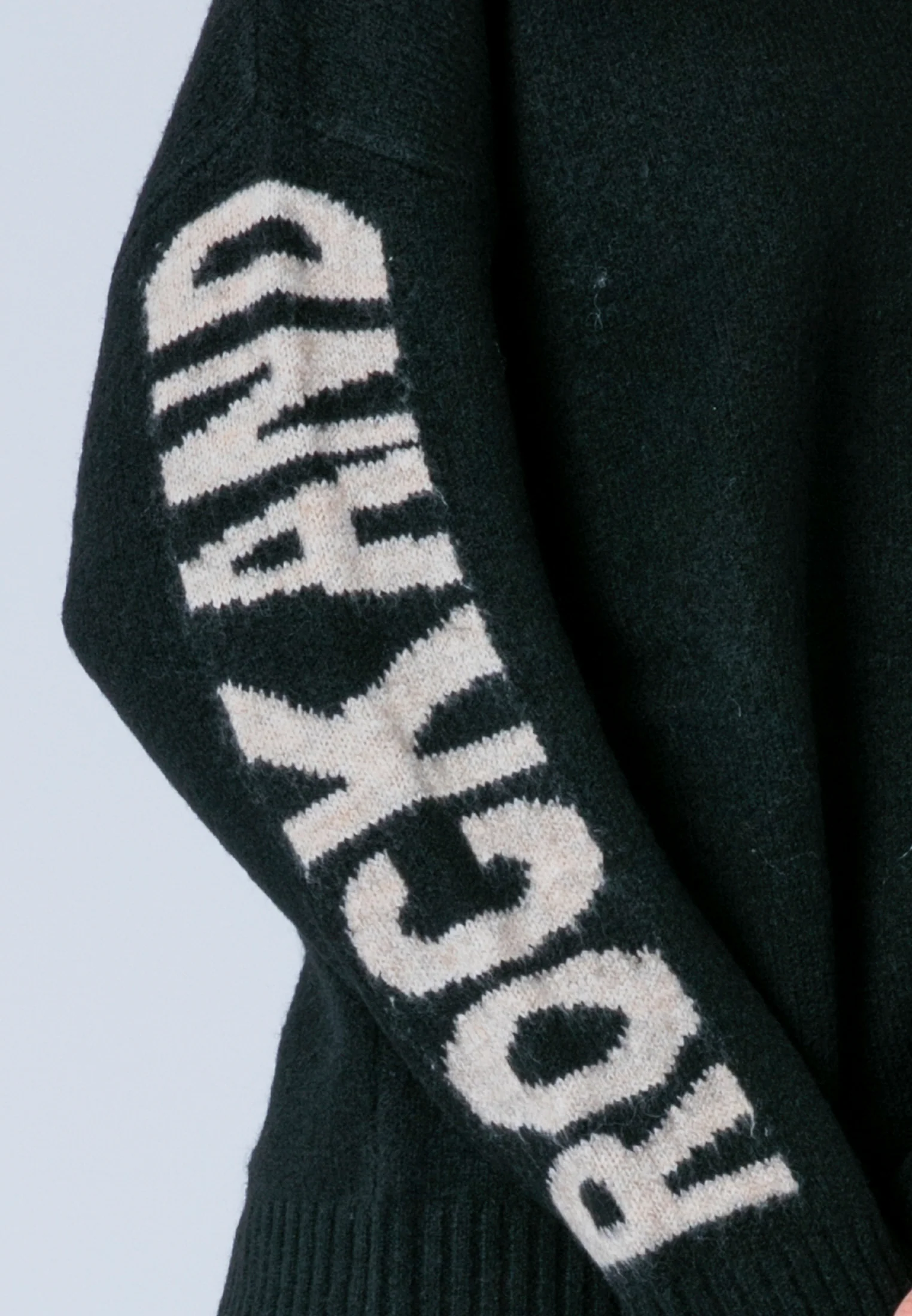 ROCK & ROLL JUMPER BLACK & NUDE - Image 7