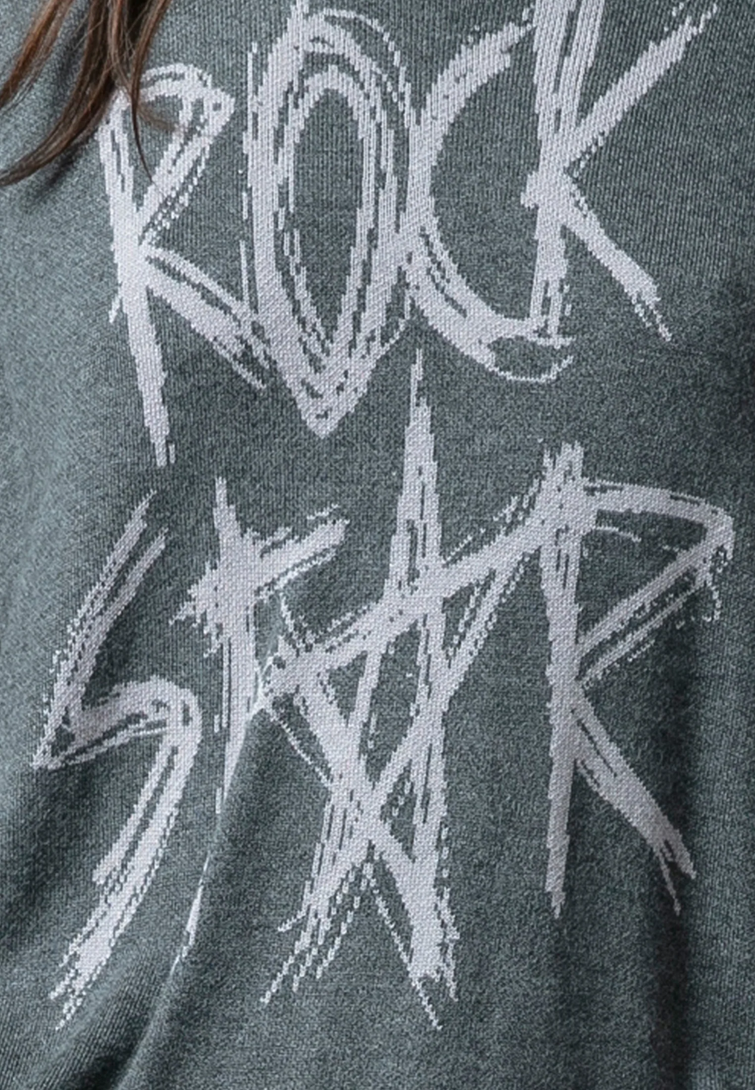 ROSIE ROCK STAR JUMPER GREY MARL - Image 3