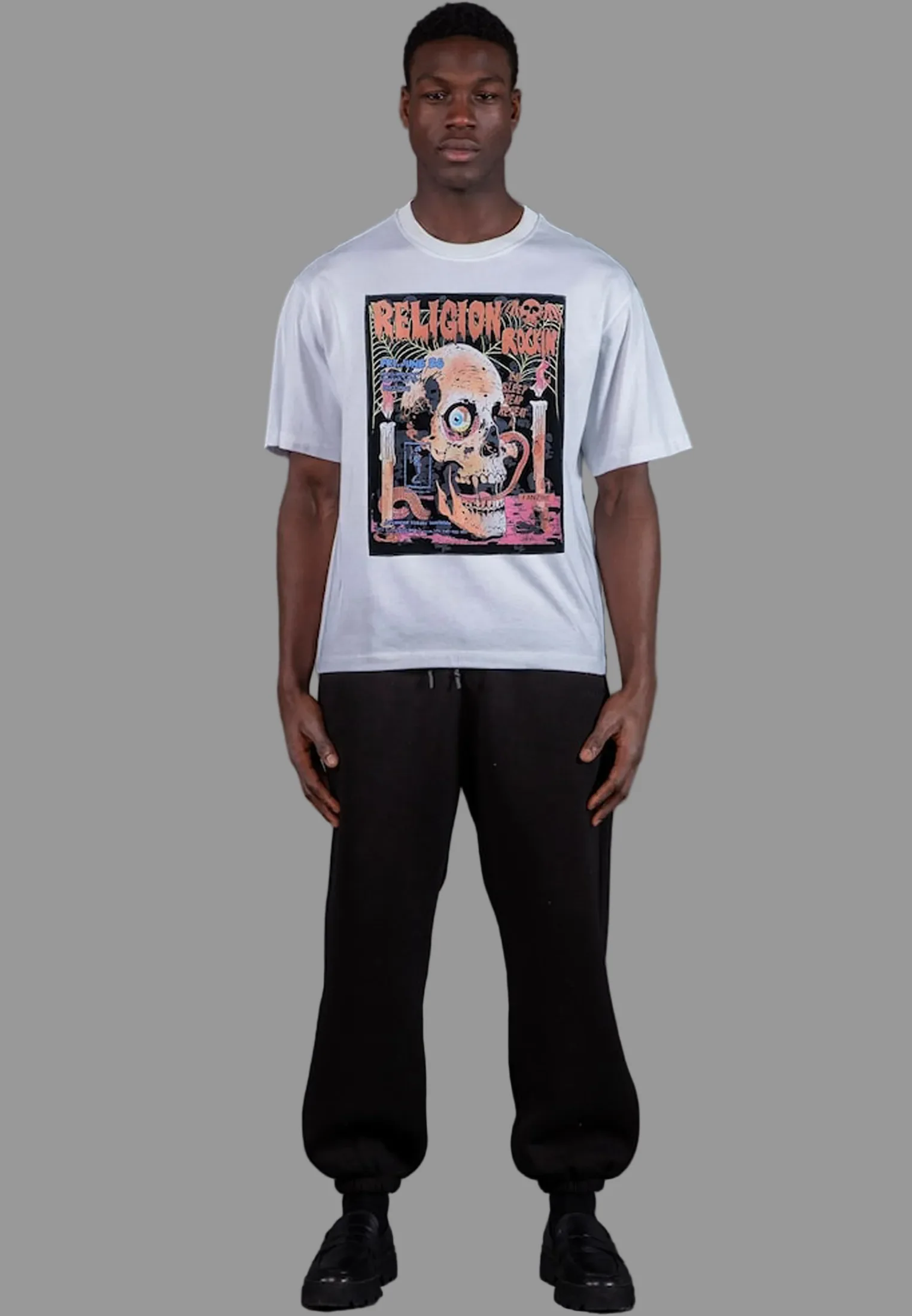RELIGION ROCKING T-SHIRT WHITE - Image 2
