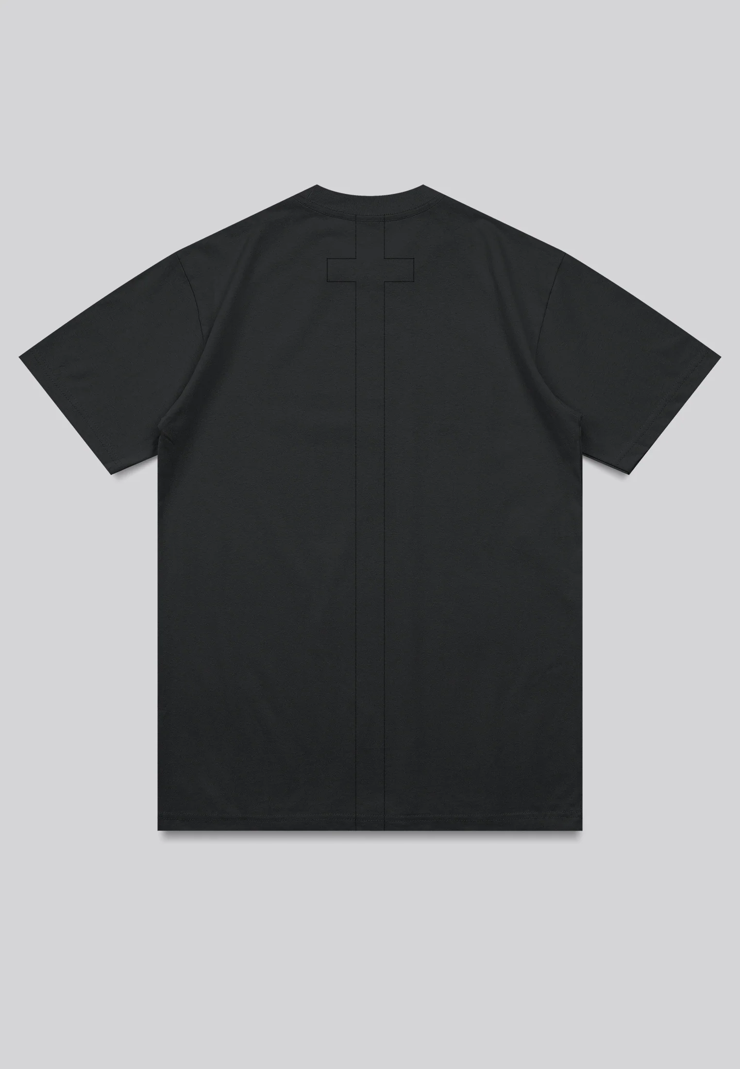 ROSES SKULL T-SHIRT WASHED BLACK - Image 3