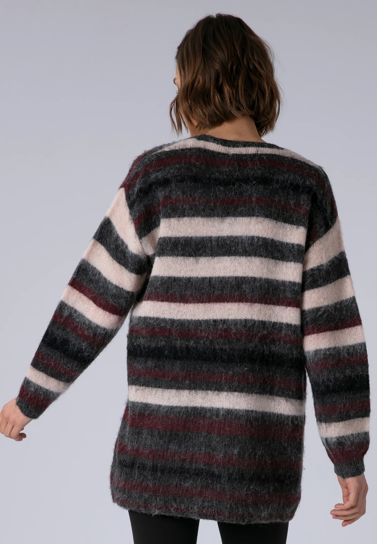 SAINT JUMPER DRESS CHARCOAL & PORT - Image 4