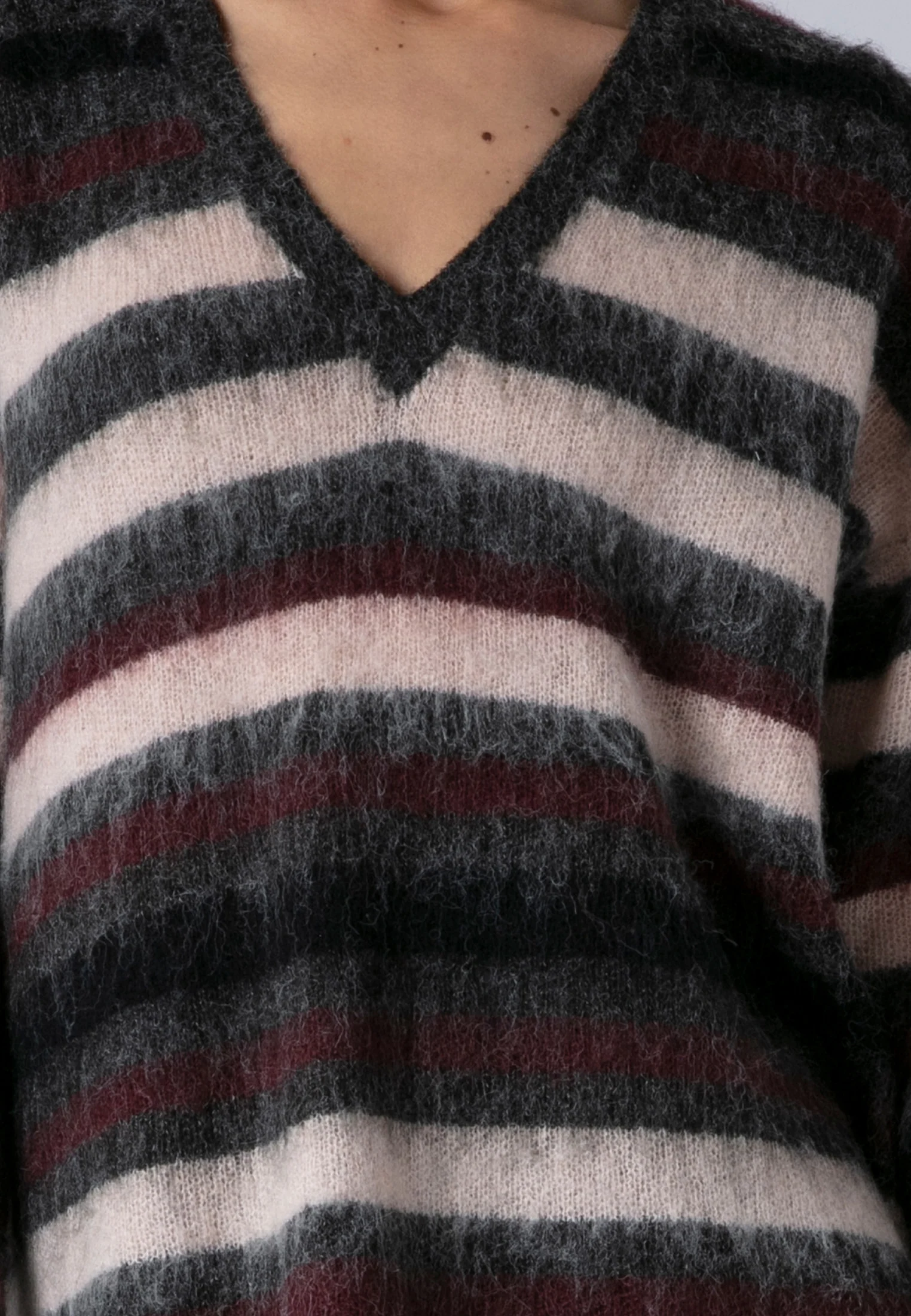SAINT JUMPER DRESS CHARCOAL & PORT - Image 6