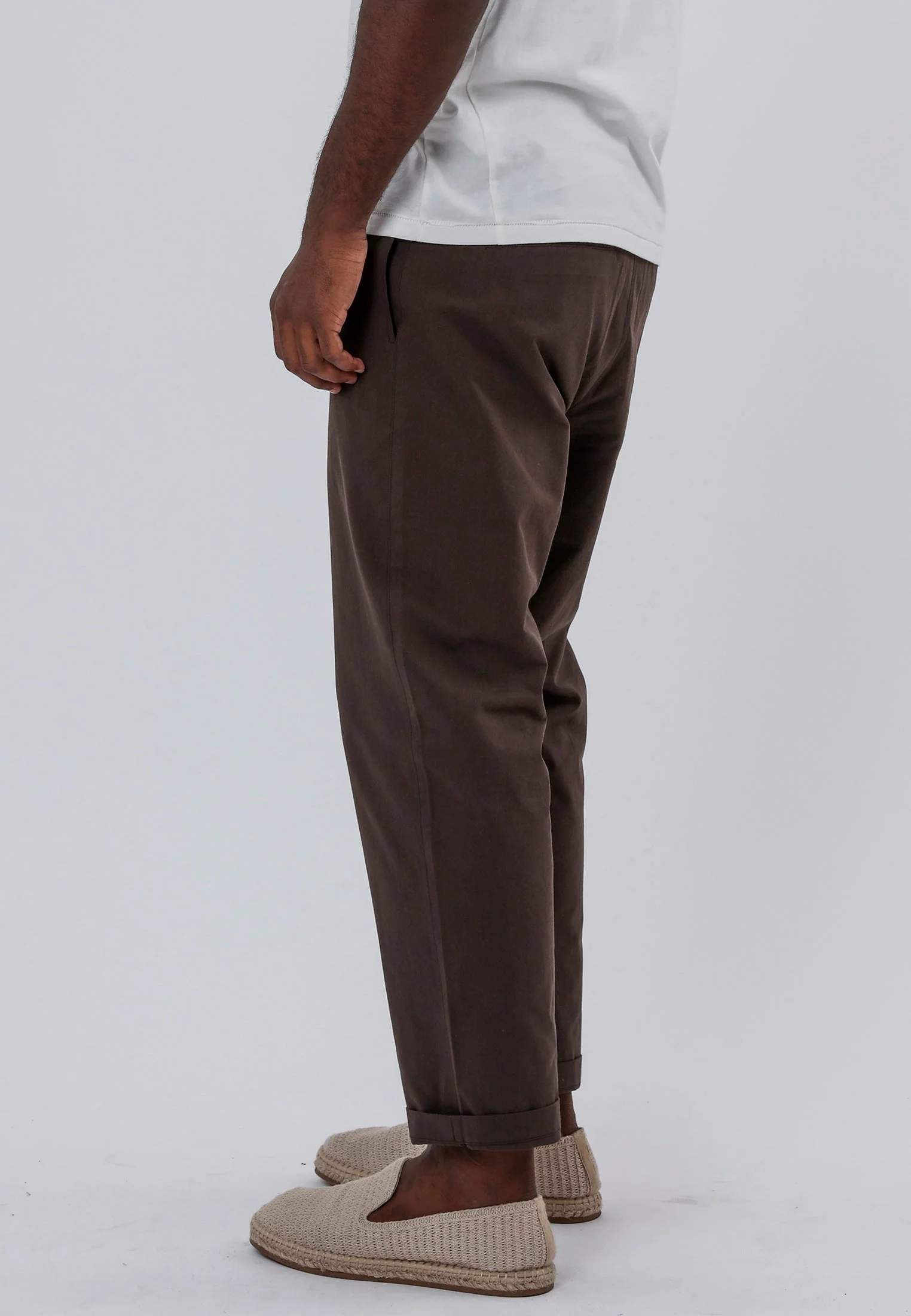 SAINT-TROPEZ LIGHTWEIGHT HOLIDAY CHINOS CHOCOLATE - Image 7
