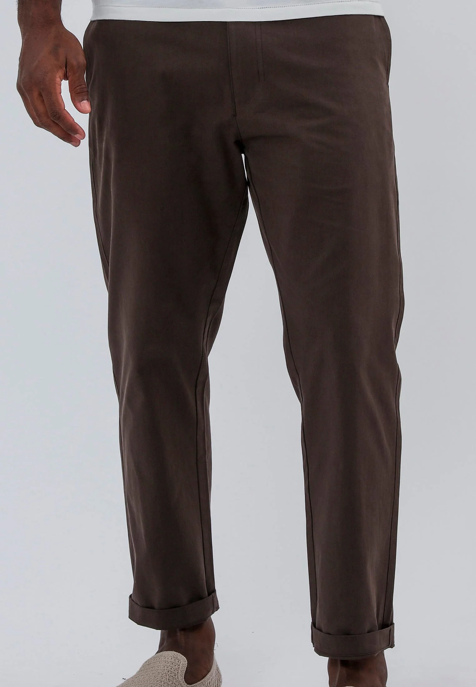 SAINT-TROPEZ LIGHTWEIGHT HOLIDAY CHINOS CHOCOLATE - Image 8