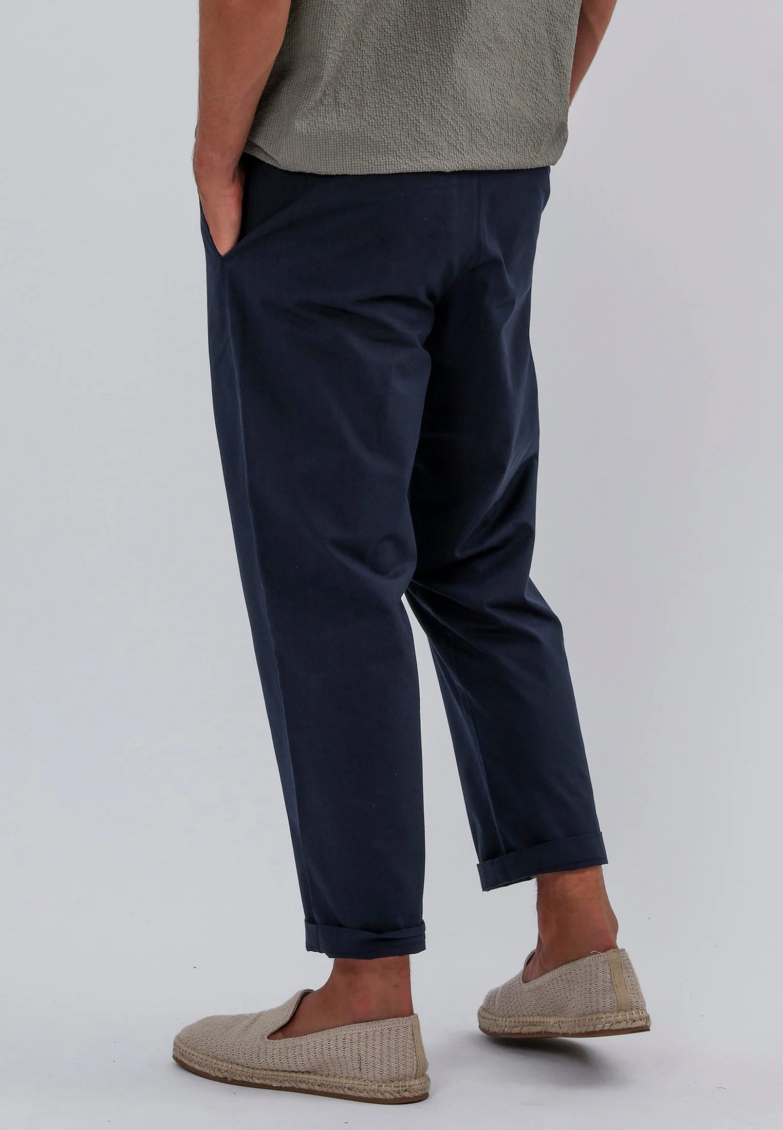 SAINT-TROPEZ LIGHTWEIGHT HOLIDAY CHINOS MIDNIGHT - Image 3