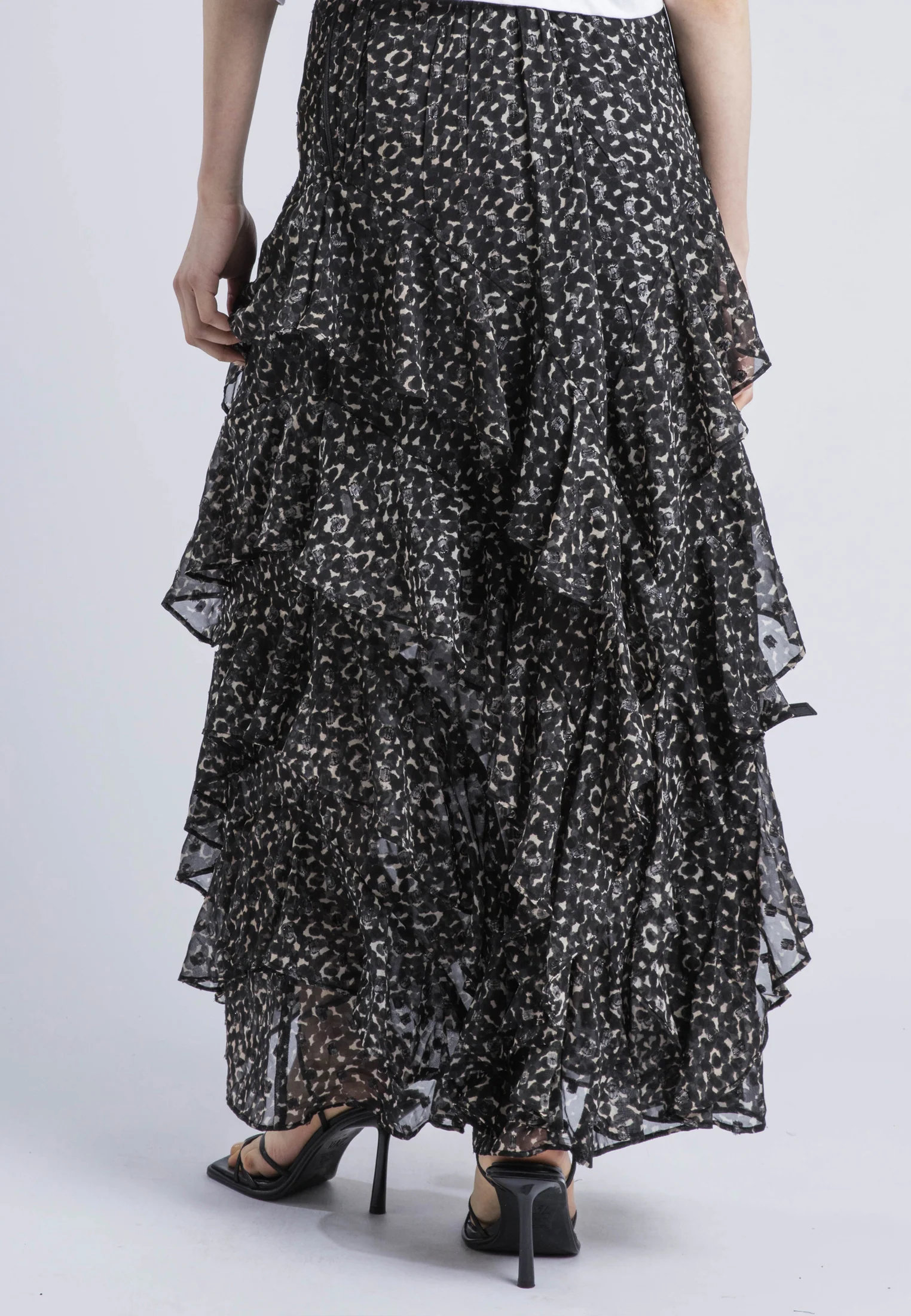 SCARLET SKIRT BLACK & WHITE - Image 3