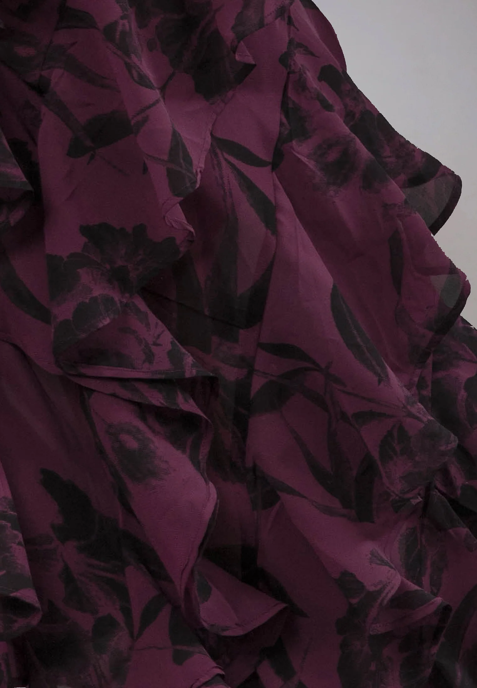 SCARLET SKIRT ROSA MAUVE WINE - Image 5