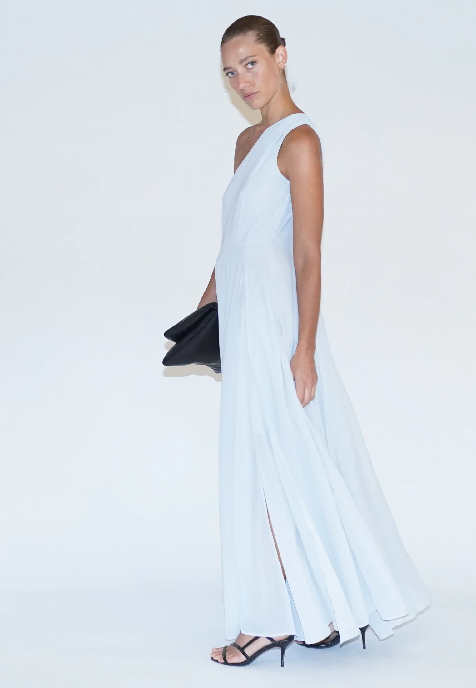 SELECT MAXI DRESS SILVER GREY - Image 3