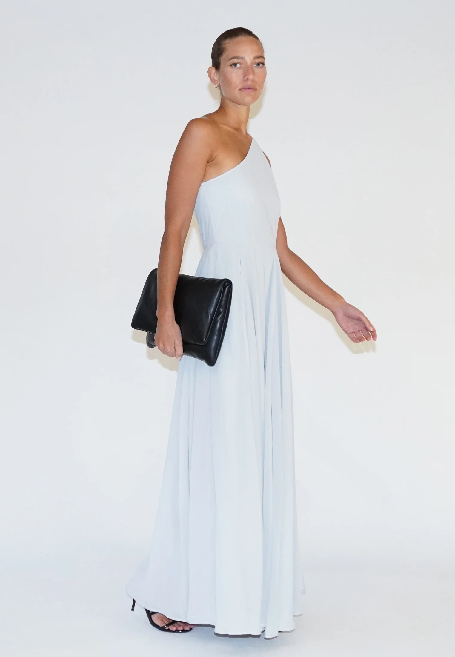 SELECT MAXI DRESS SILVER GREY - Image 5