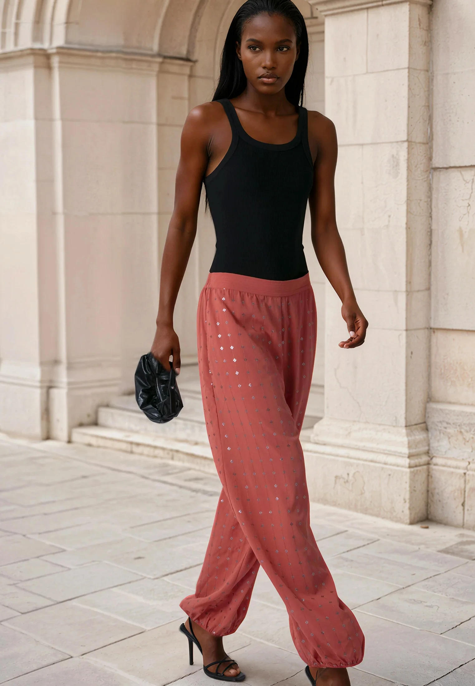 KARA TROUSERS BURNT SIENNA - Image 4