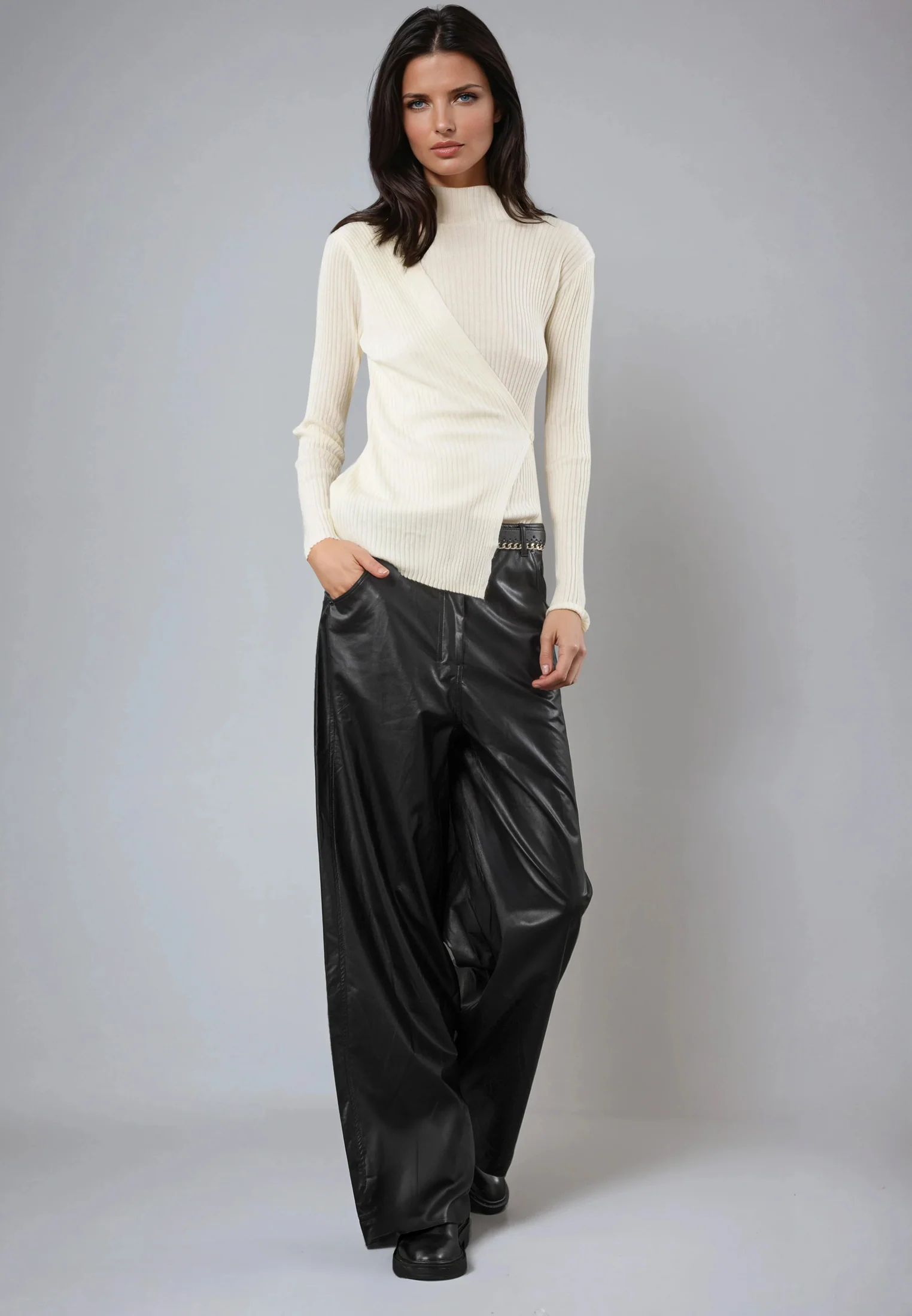 SERENA DRAPED UMPER OFF WHITE - Image 4