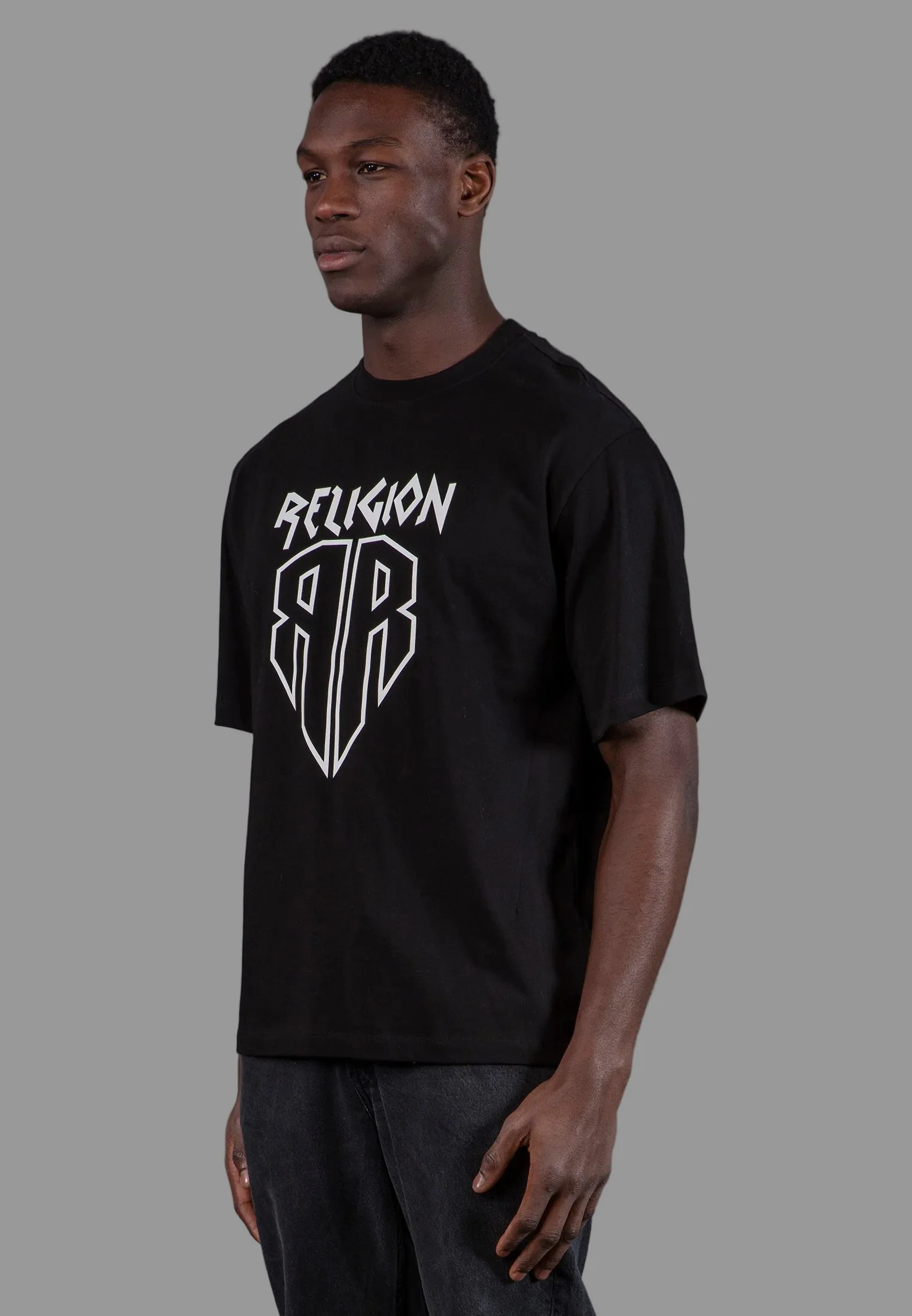SHIELD T-SHIRT BLACK - Image 4