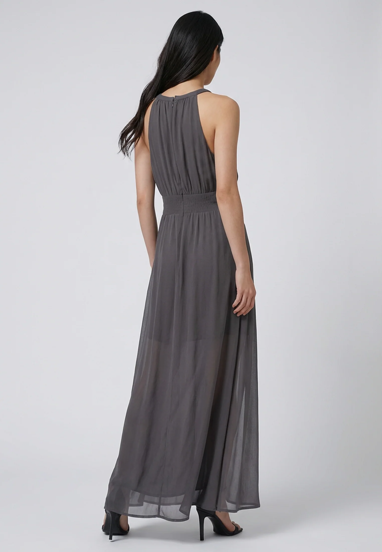 SIGN MAXI DRESS GUN METAL - Image 4
