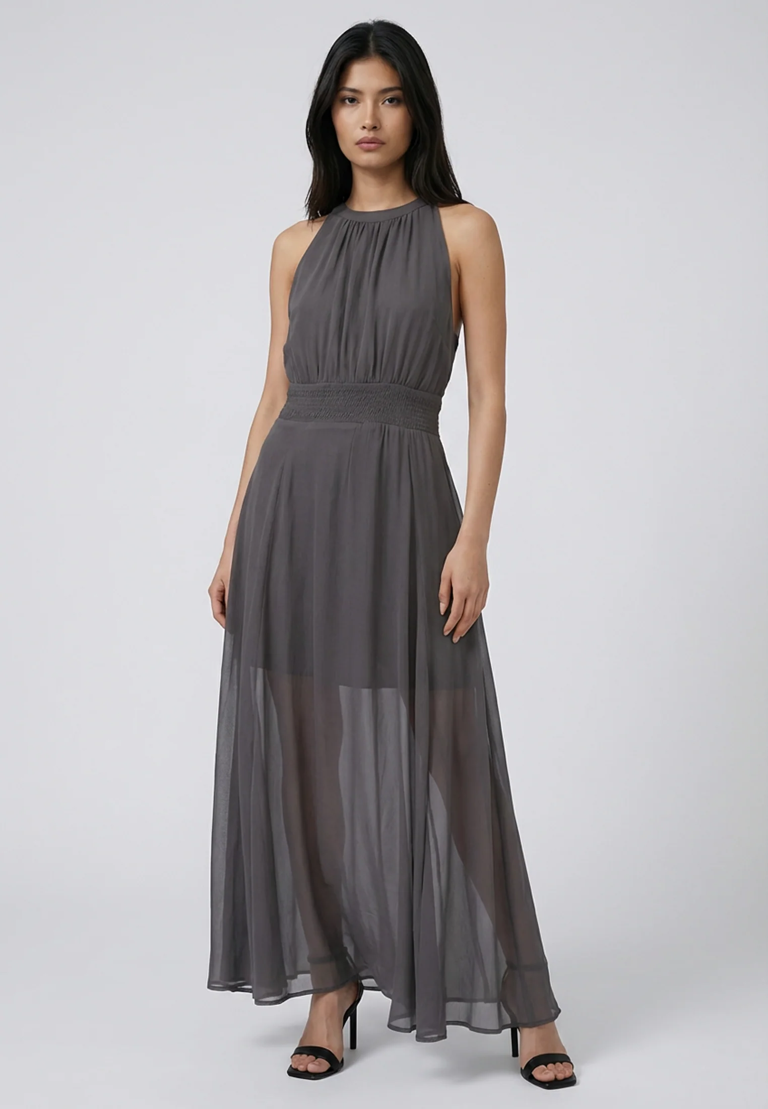 SIGN MAXI DRESS GUN METAL - Image 7