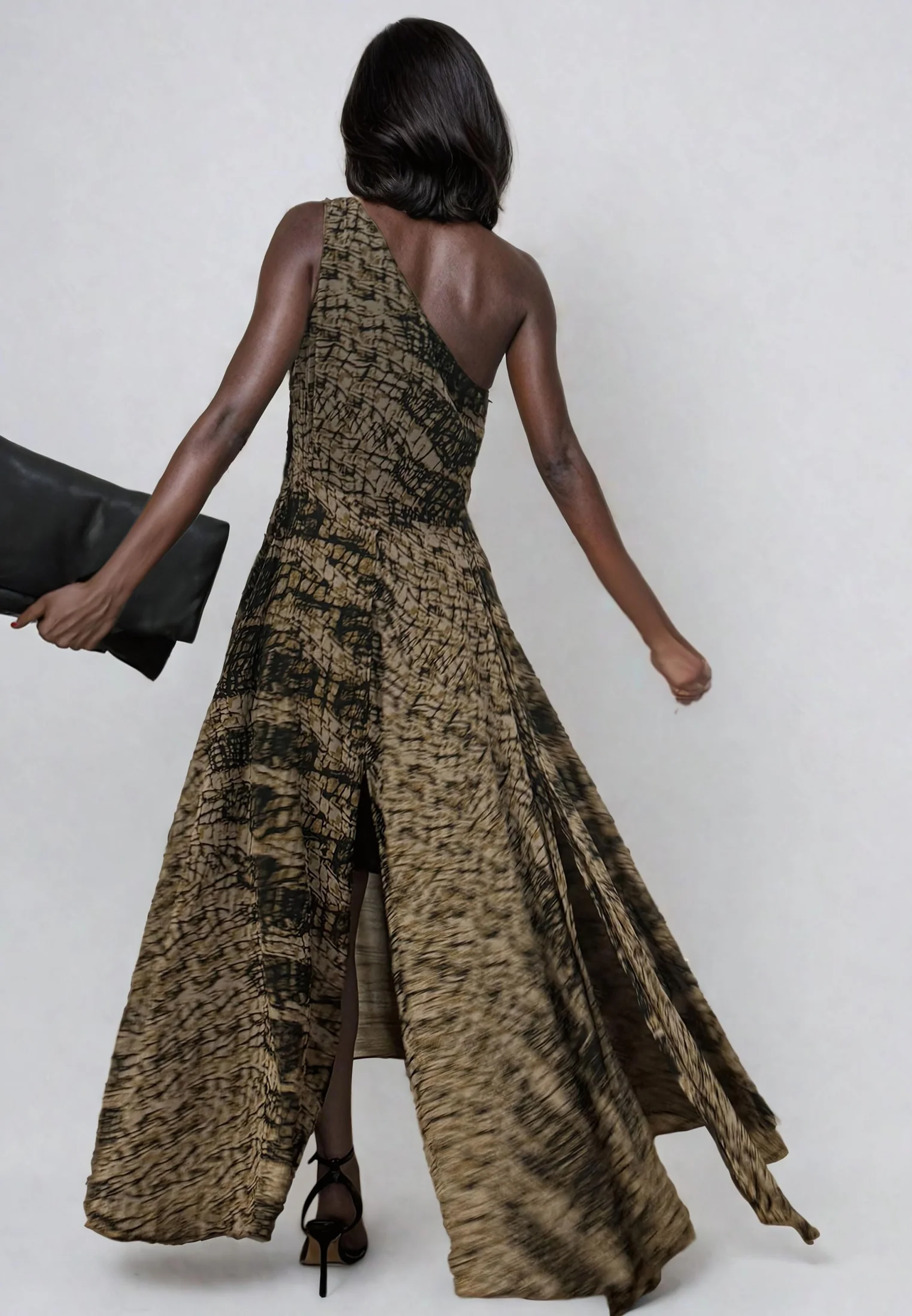 SIGNATURE MAXI DRESS HIDE PRINT - Image 2