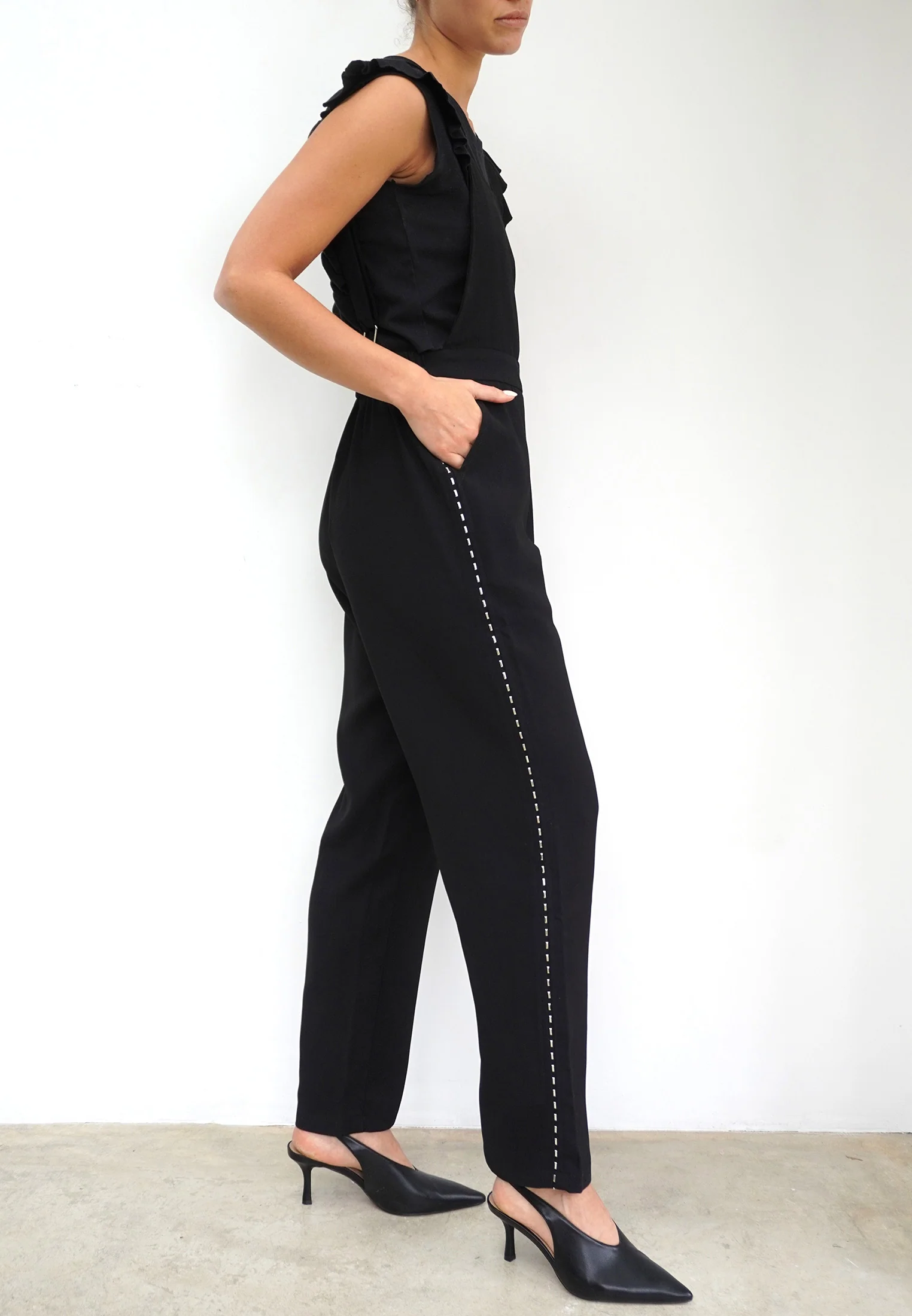 SINGULAR DUNGAREES BLACK - Image 3