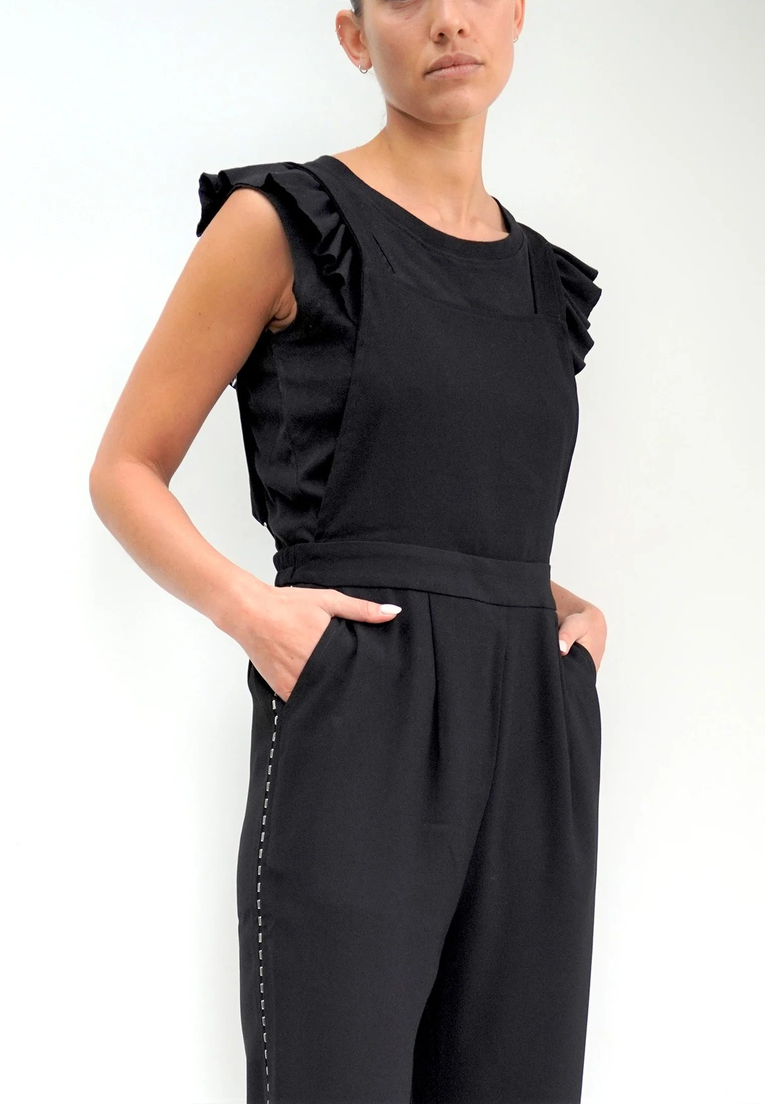 SINGULAR DUNGAREES BLACK - Image 4