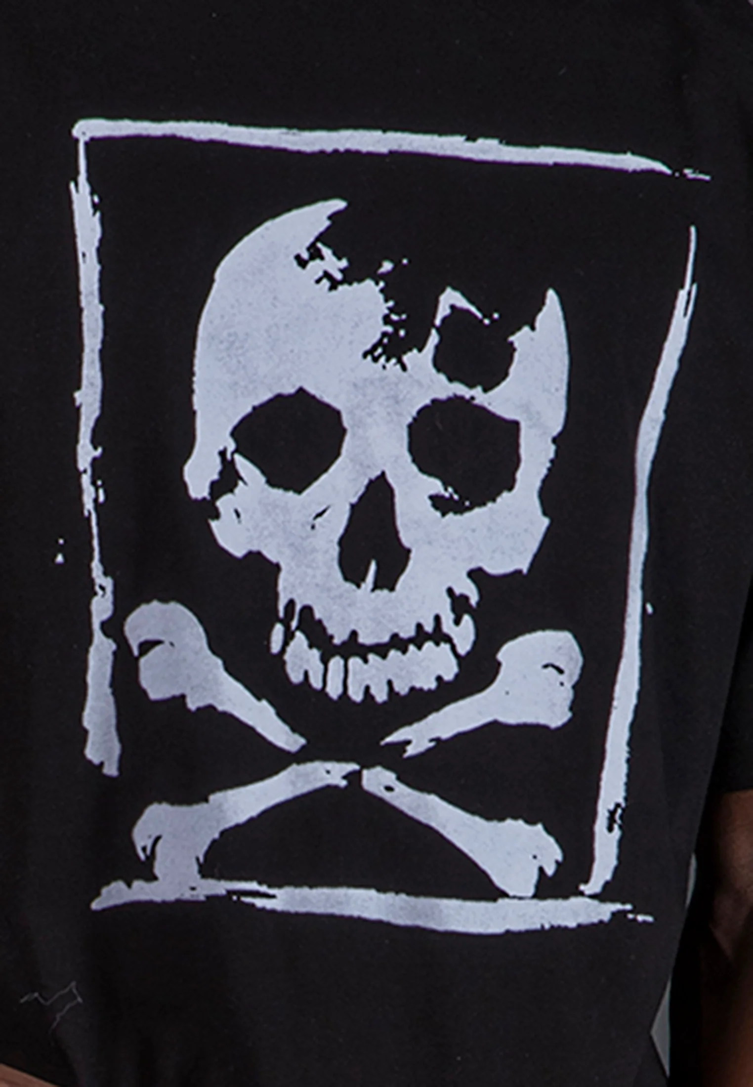 SKULL CROSSBONES T-SHIRT BLACK - Image 6