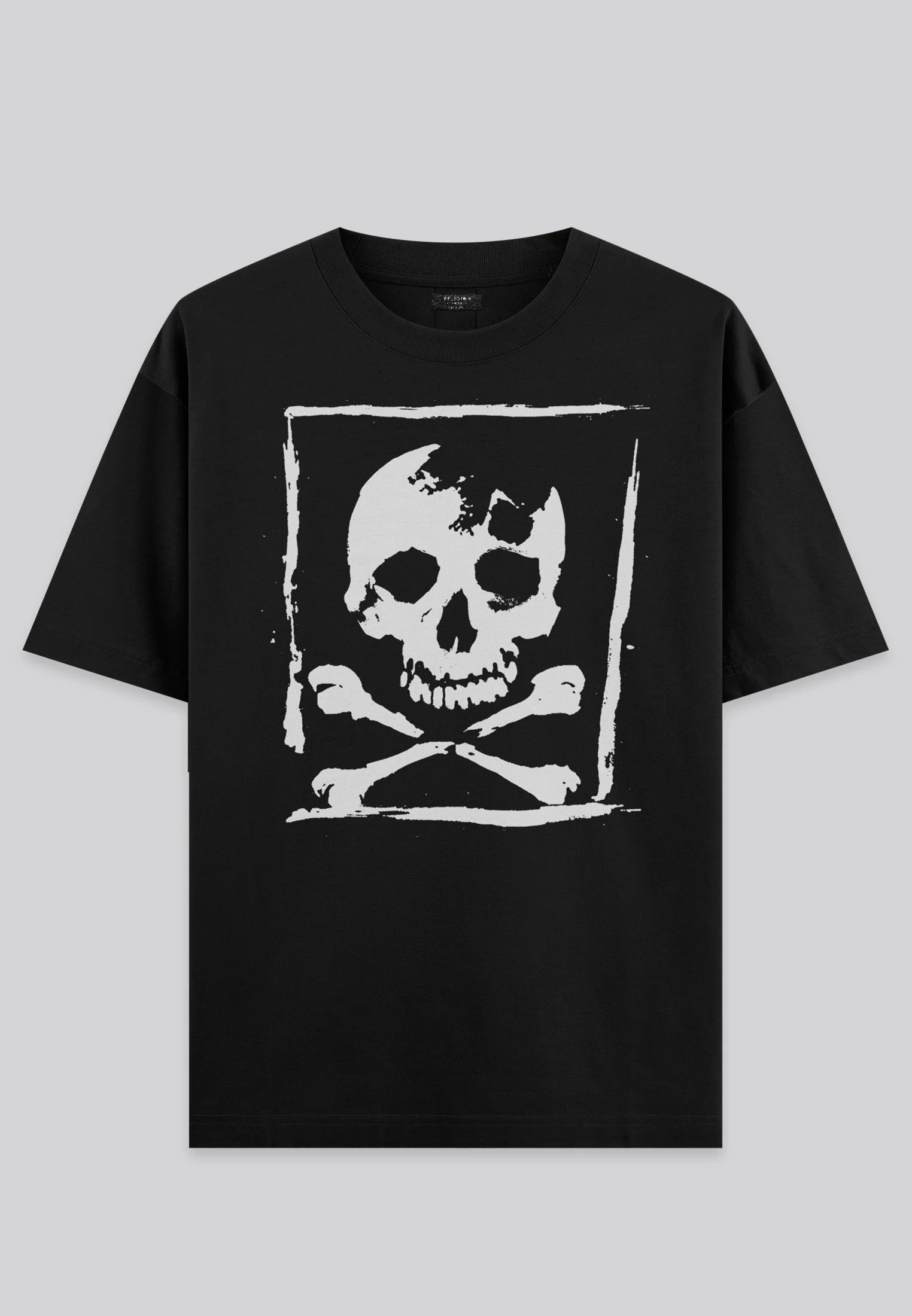 SKULL CROSSBONES T-SHIRT BLACK - Image 7