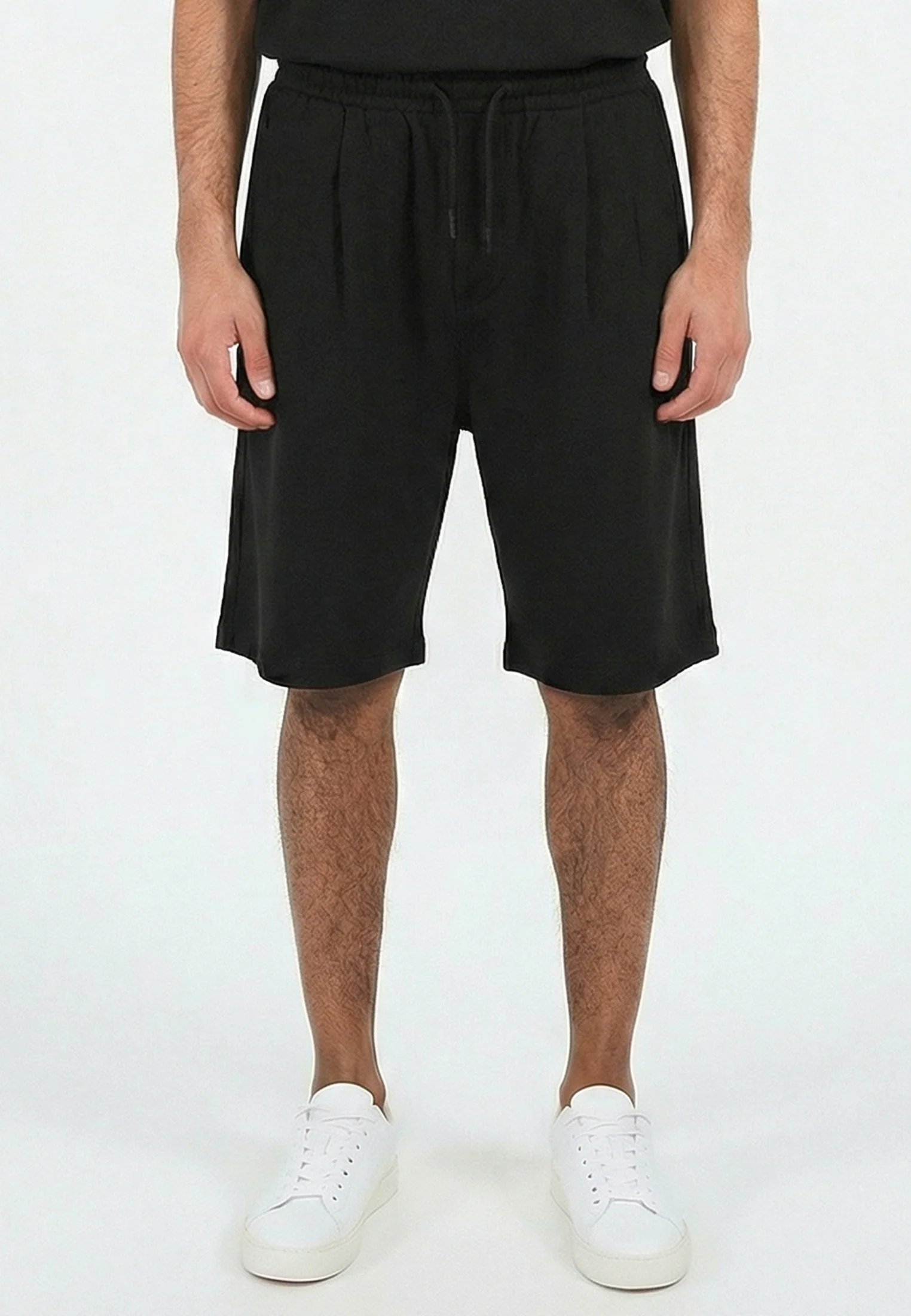 SLUB SHORTS BLACK - Image 2