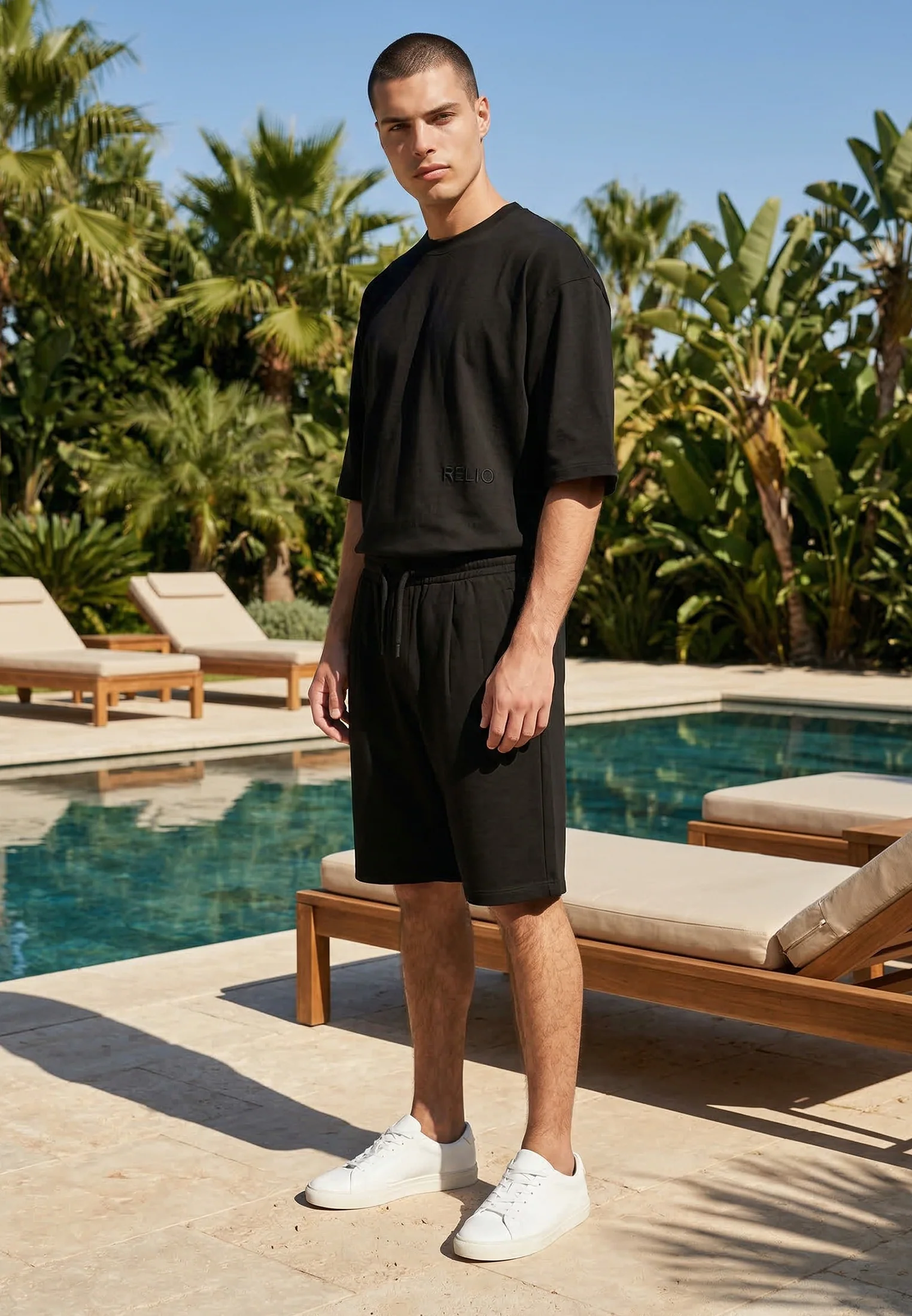 SLUB SHORTS BLACK - Image 7