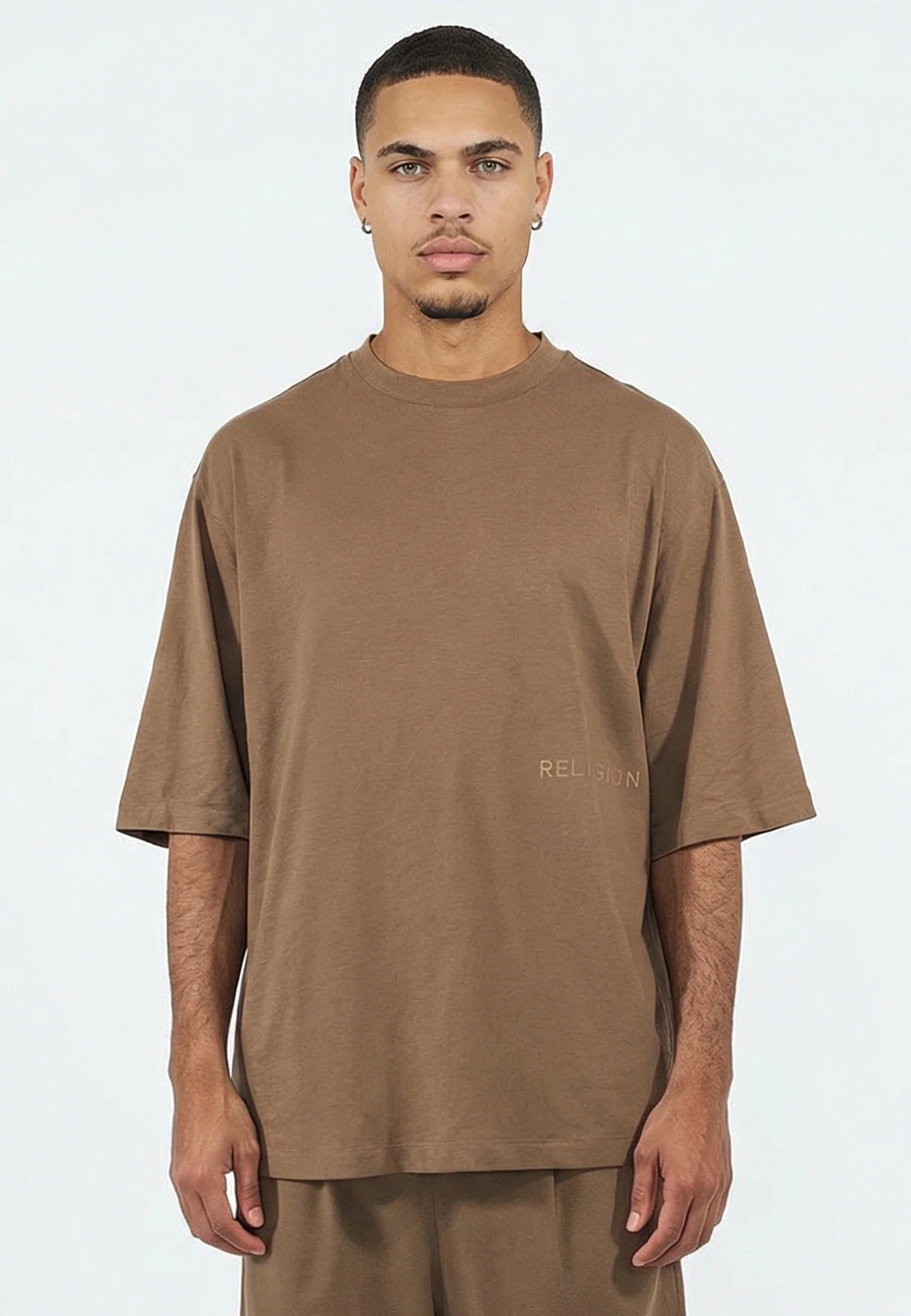 SLUB T-SHIRT TAN - Image 2