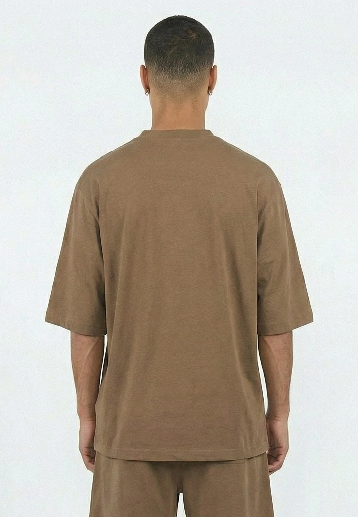 SLUB T-SHIRT TAN - Image 3