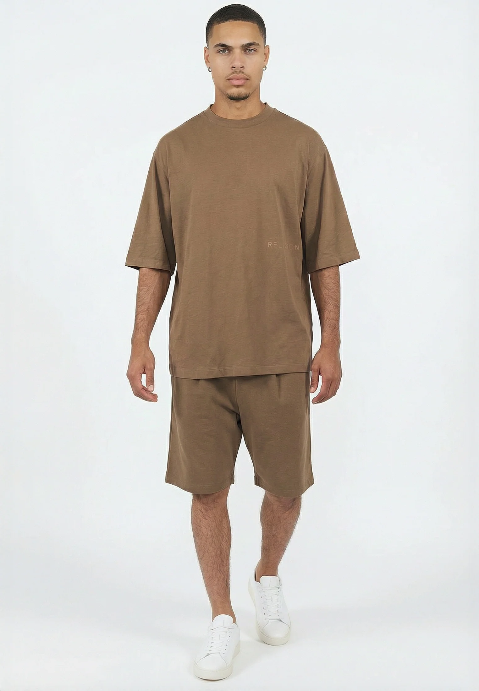 SLUB T-SHIRT TAN - Image 4