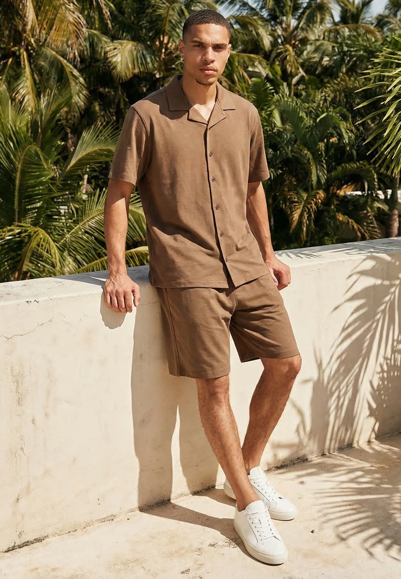 SLUB SHIRT TAN