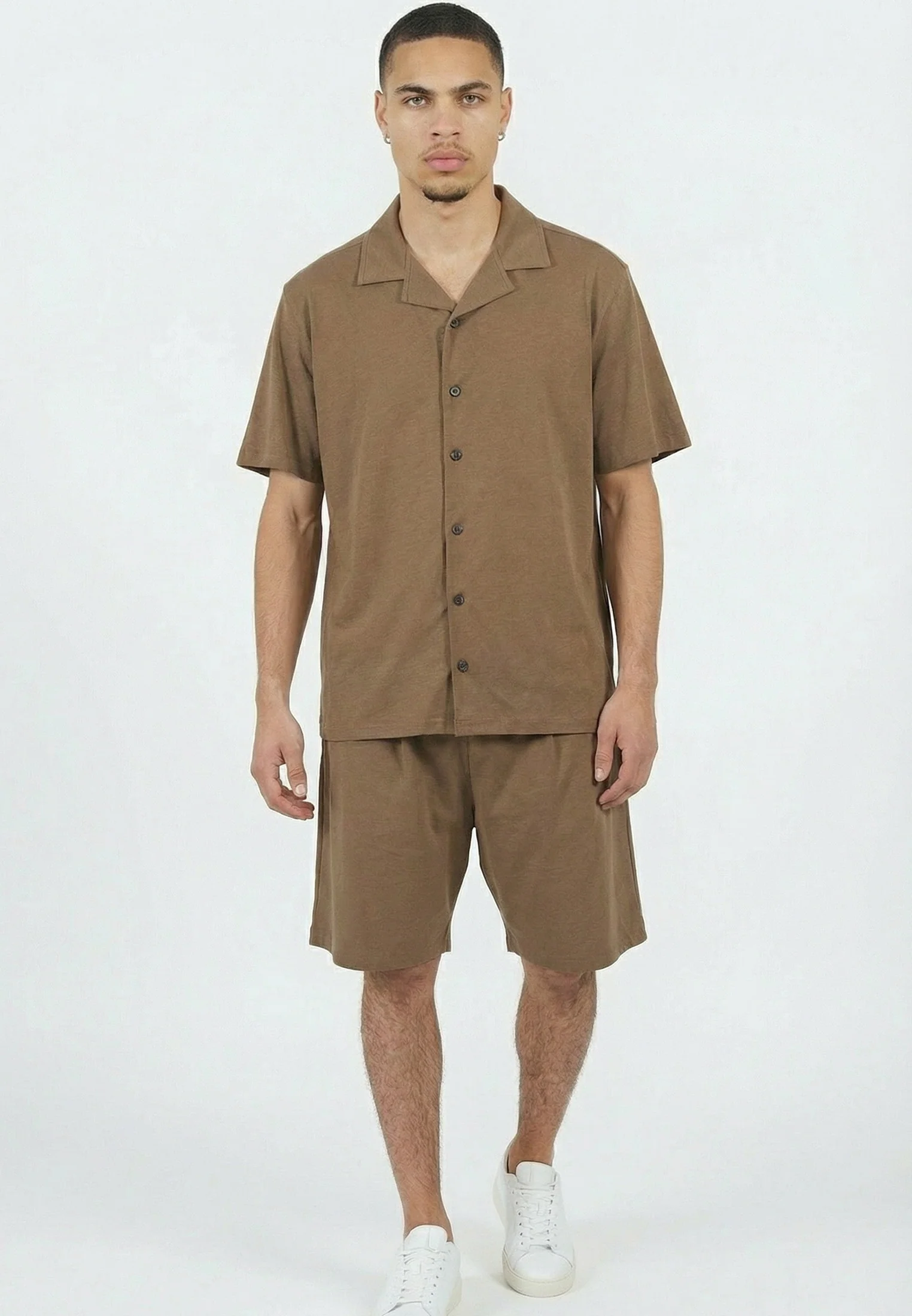 SLUB SHIRT TAN - Image 5