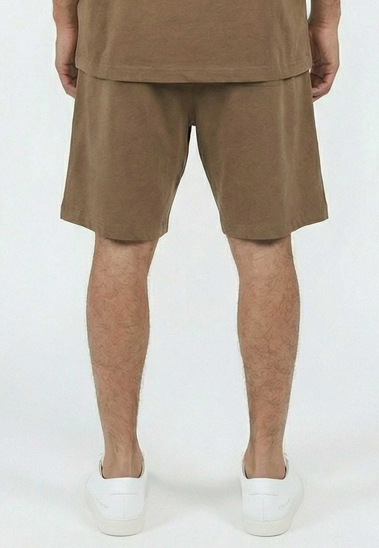 SLUB SHORTS TAN - Image 3