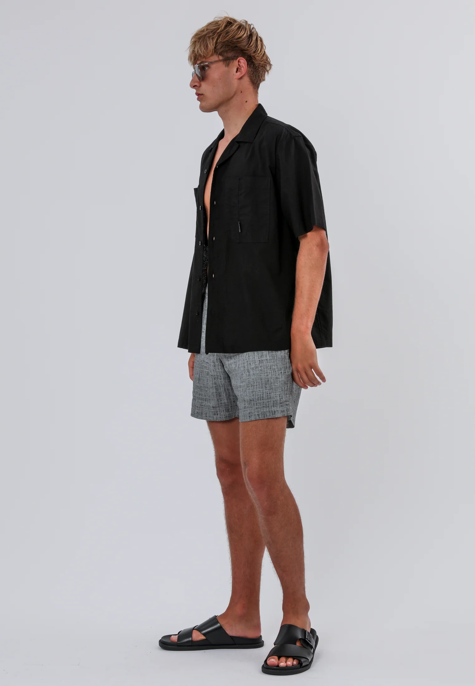 SMOKE SHORTS DARK GREY - Image 2