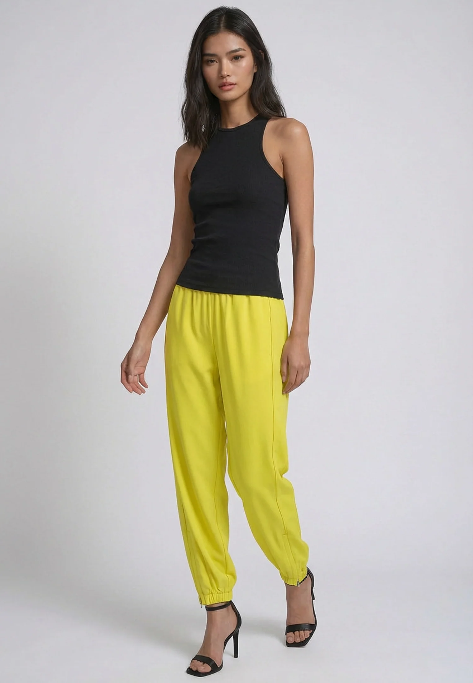 SOCIETY TROUSERS SAFETY YELLOW - Image 2