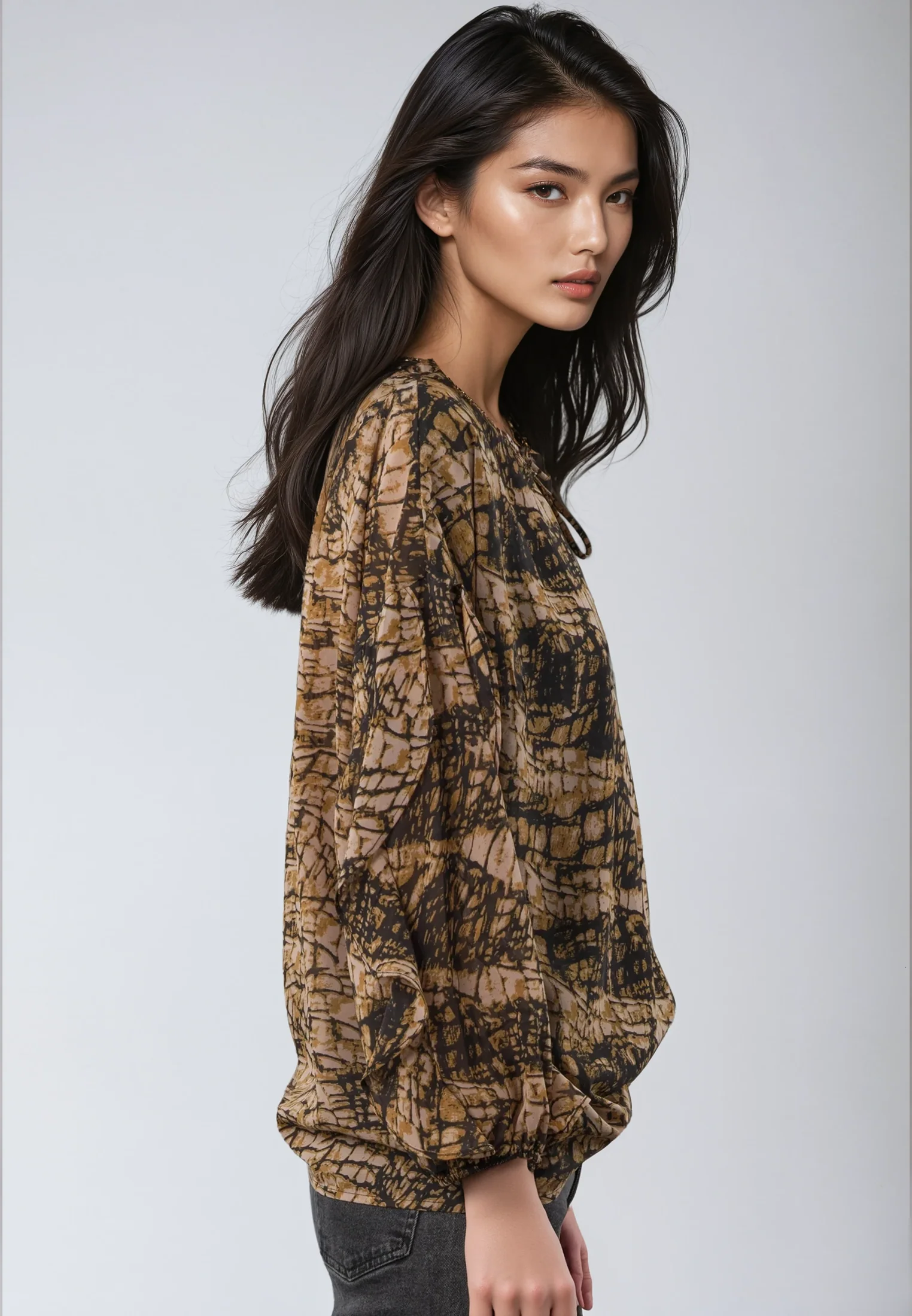 SOLSTICE TOP HIDE PRINT - Image 4