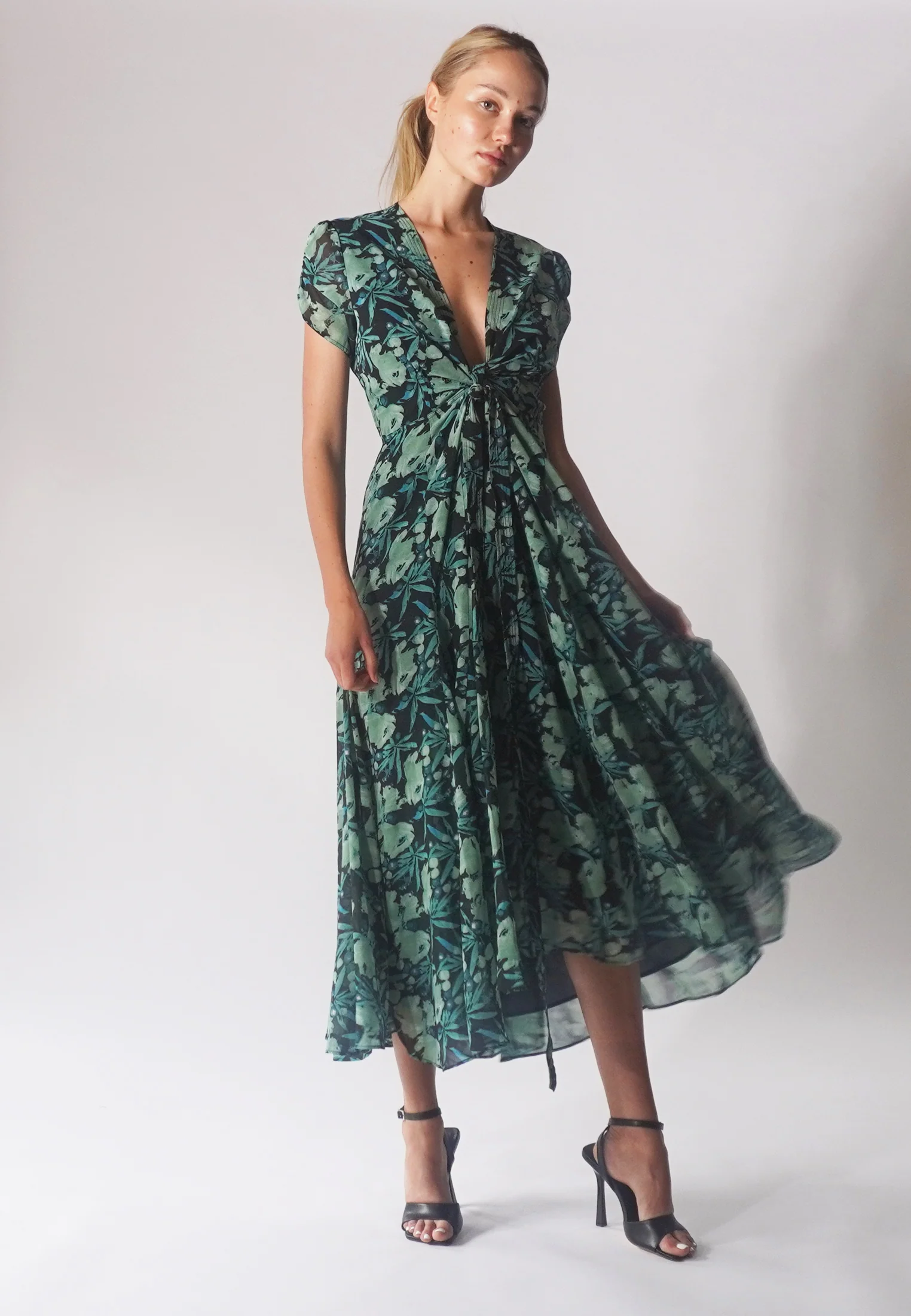 SOLSTICE MAXI DRESS PRIME GREEN - Image 3
