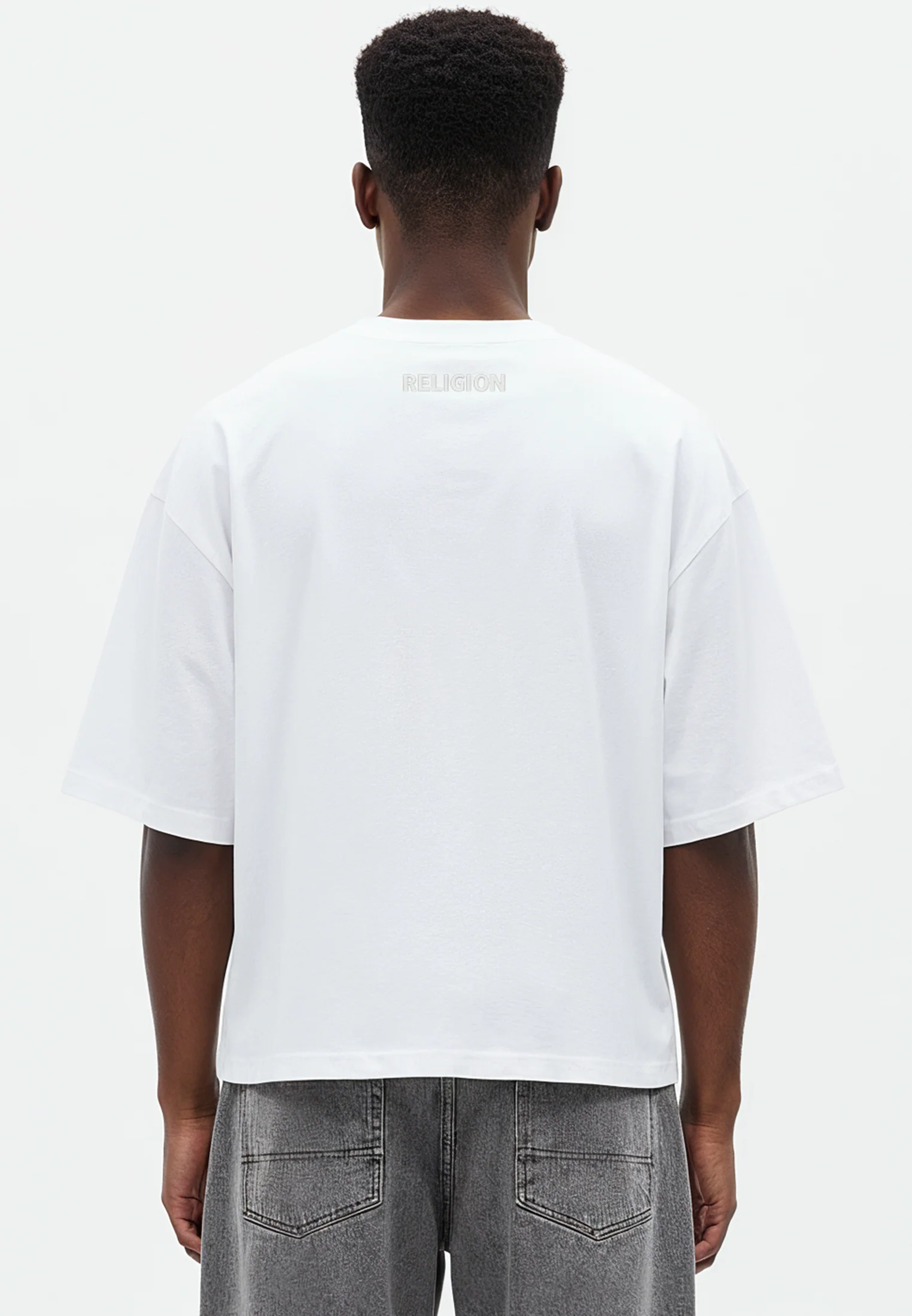 SOUTH DAKOTA CROP T-SHIRT WHITE - Image 3