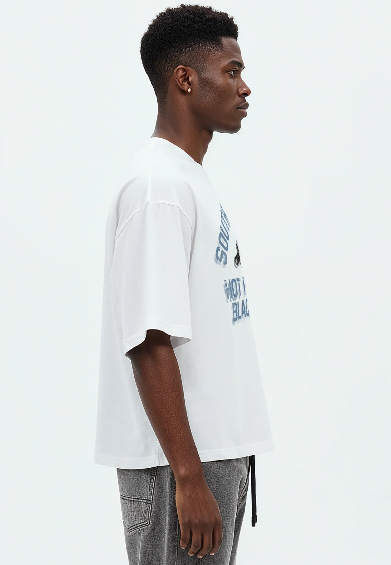 SOUTH DAKOTA CROP T-SHIRT WHITE - Image 4