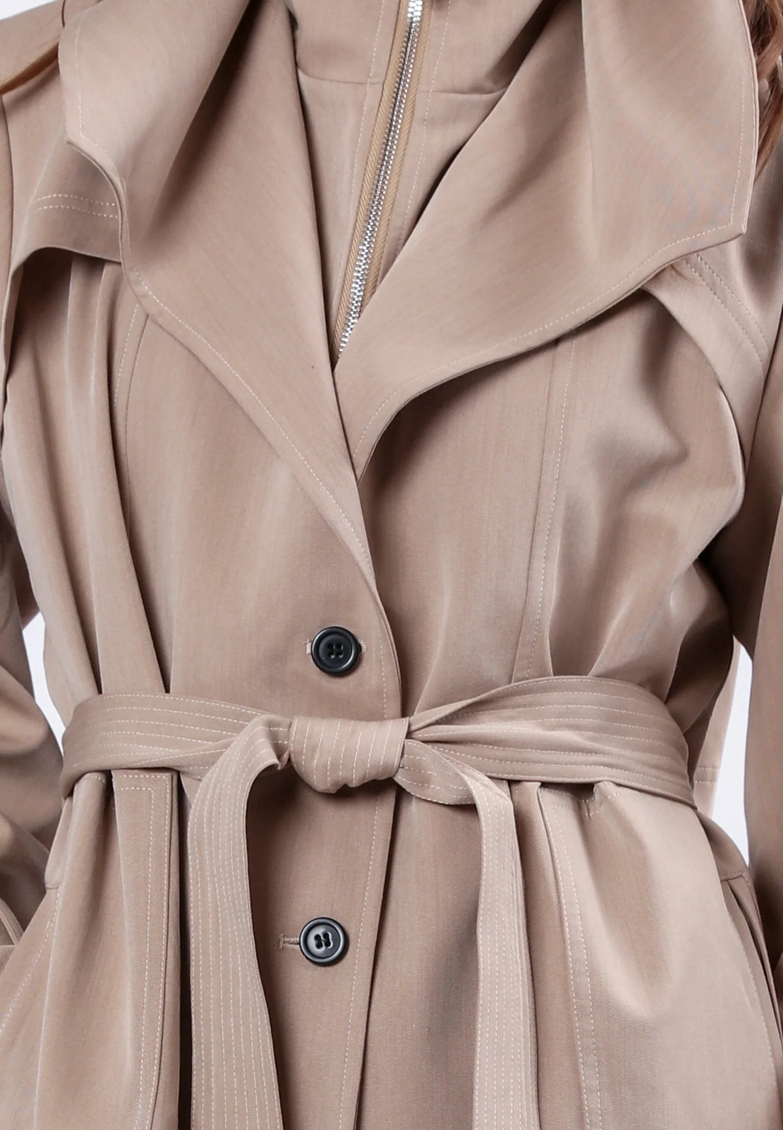 SPIRIT TAUPE TRENCHCOAT - Image 7