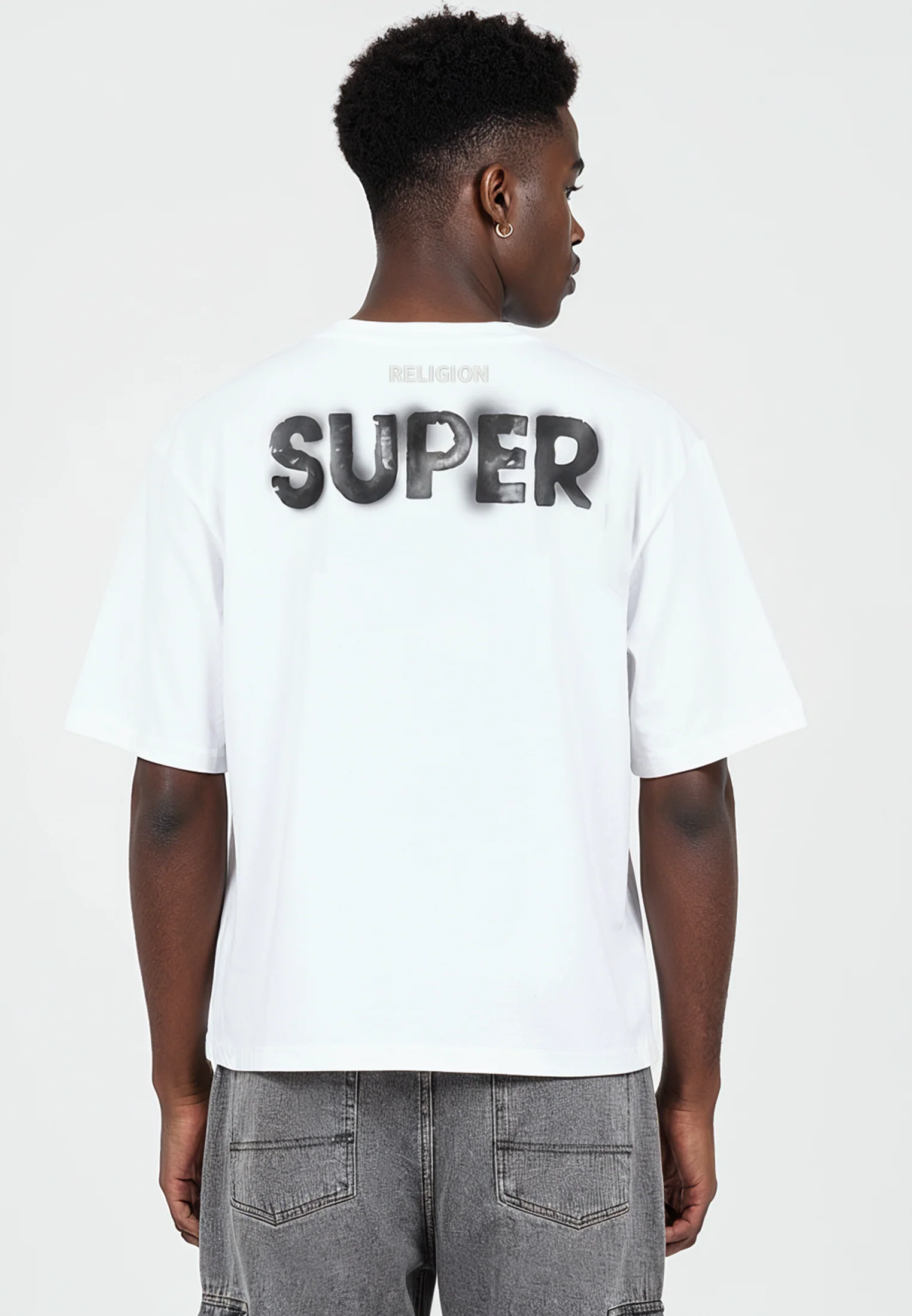STAR CROP T-SHIRT WHITE - Image 3